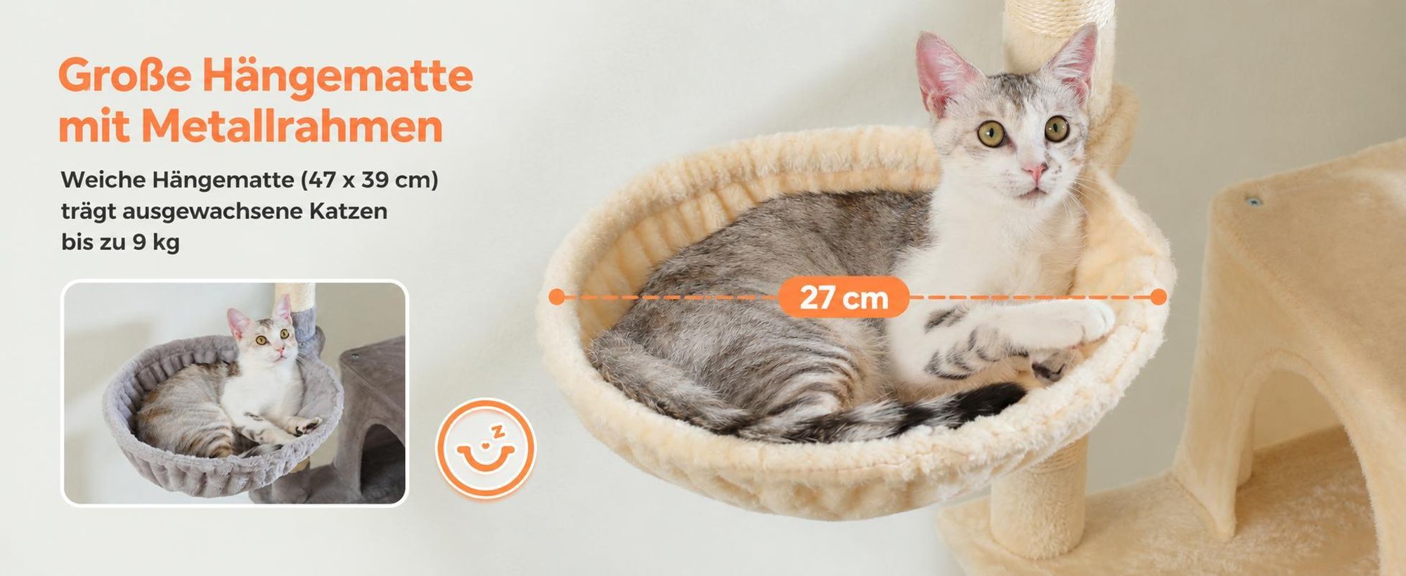 PAWZ Road großer Katzenbaum 180cm Multi-Level Katzenbaum