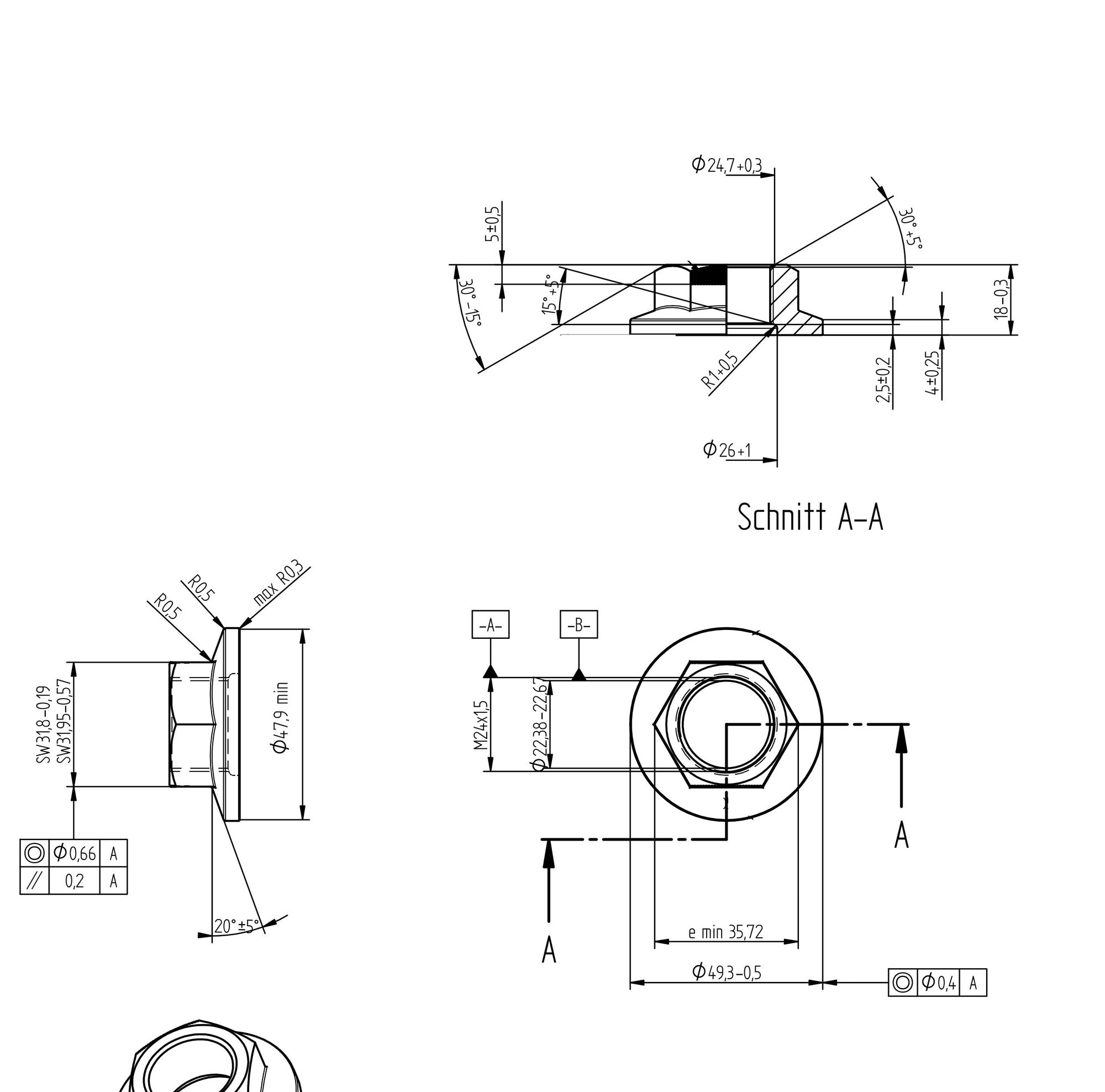 KNOTT Radlager-Set 100x4 Radnabe für ungebremste Anhänger VG7 und VG10