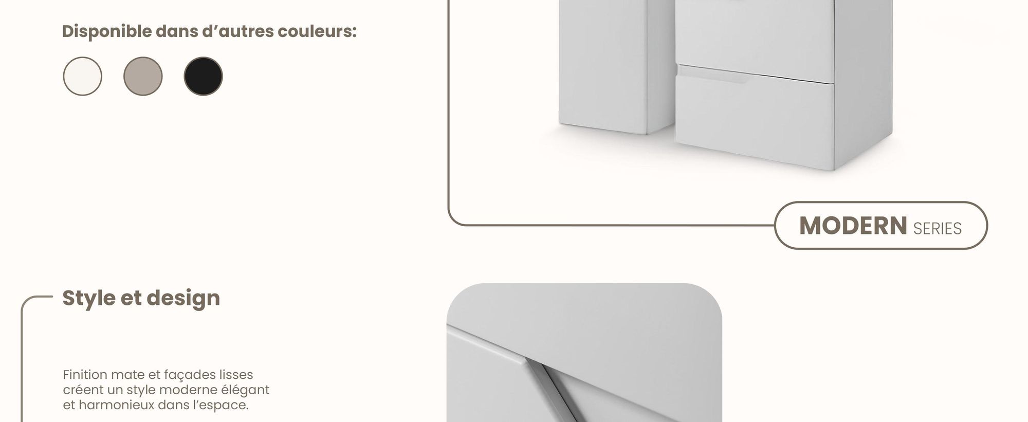 RODAN, meuble de salle de bain, armoire moderne, meuble sous vasque, meuble sous lavabo