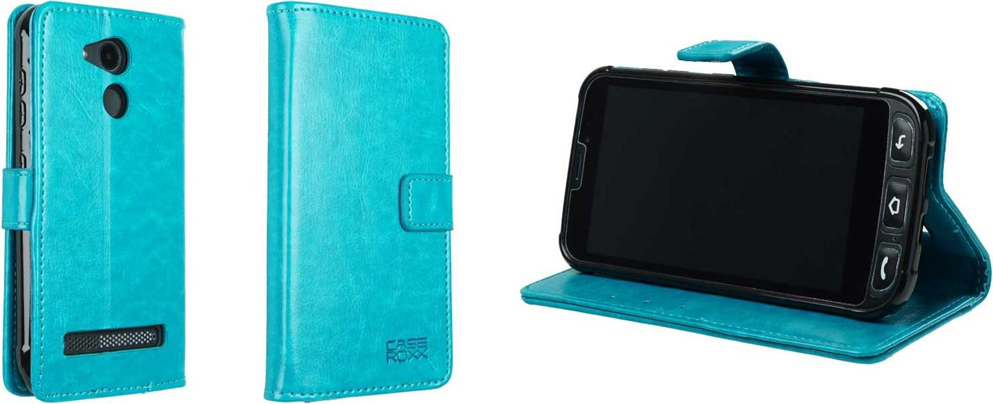 caseroxx Handy Hülle Tasche kompatibel mit Olympia Neo Mini / Neo Mini+ Bookstyle-Case Wallet Case Bild 1