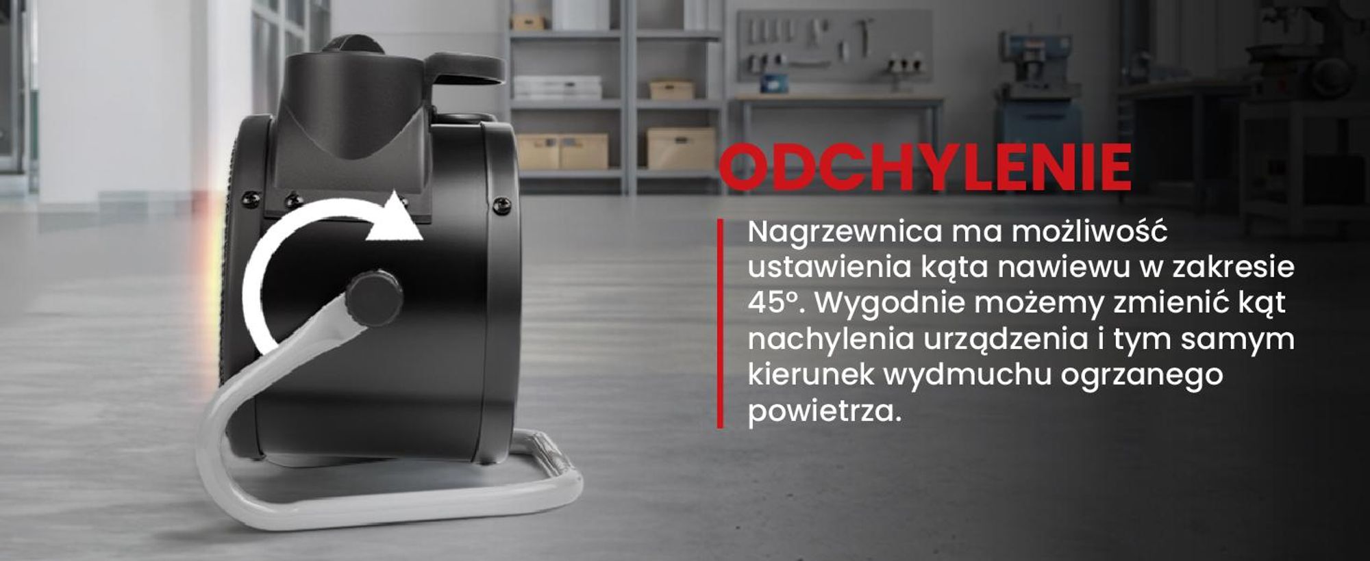 Nagrzewnica elektryczna promiennik z termowentylatorem