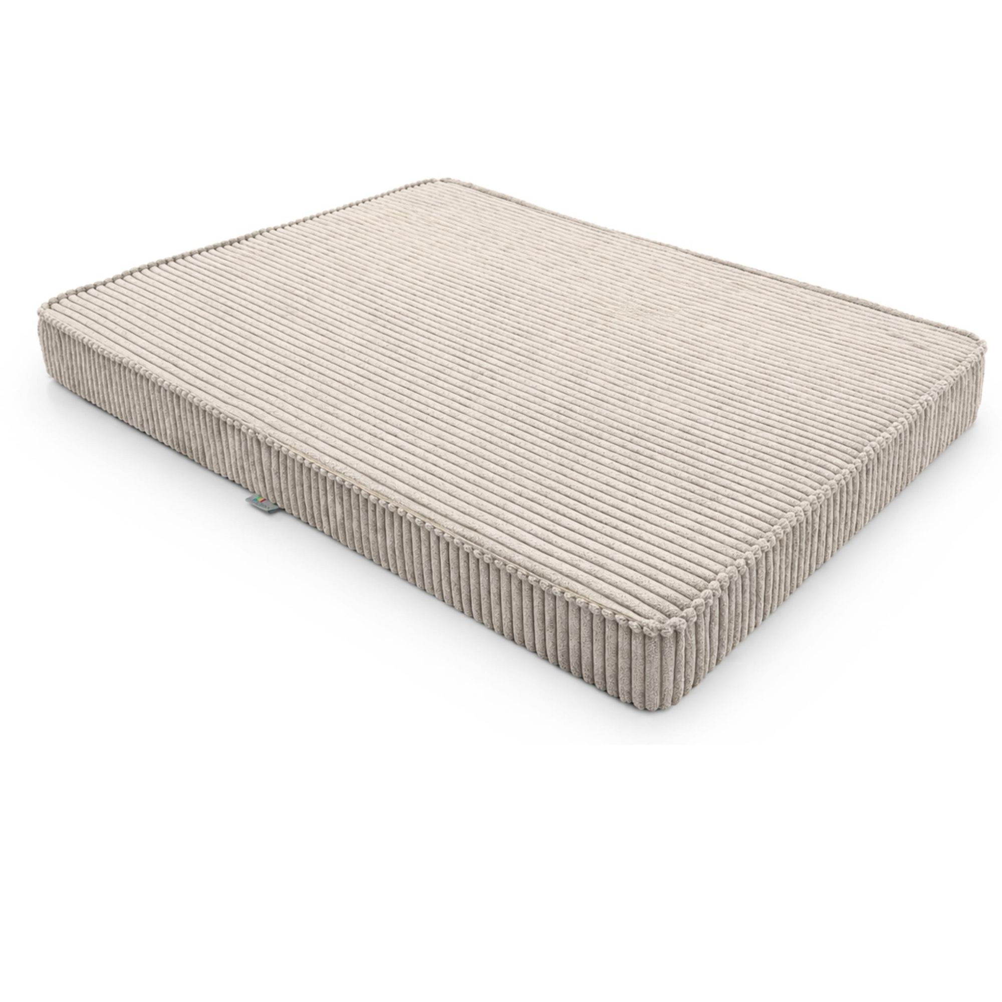 Hundebett Hundekissen Hundematte Cord Beige 90X60X8 Cm