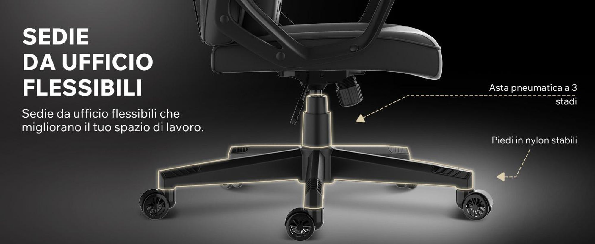 SENSE7 Knight Sedia da gaming in Pelle finta nero-grigio - Sedia da ufficio ergonomica Sedia da scrivania per PC Sedia da gaming Funzione oscillante Gamer 120 kg