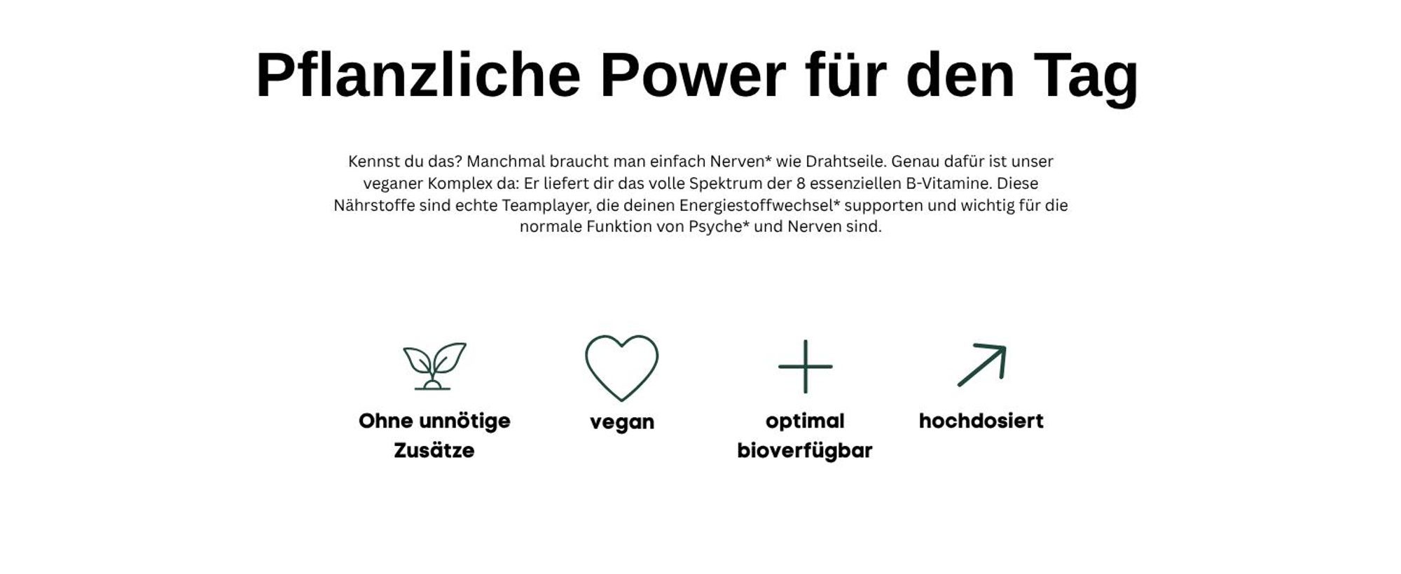 Vitamin B Komplex: Vorteile im Ueberblick