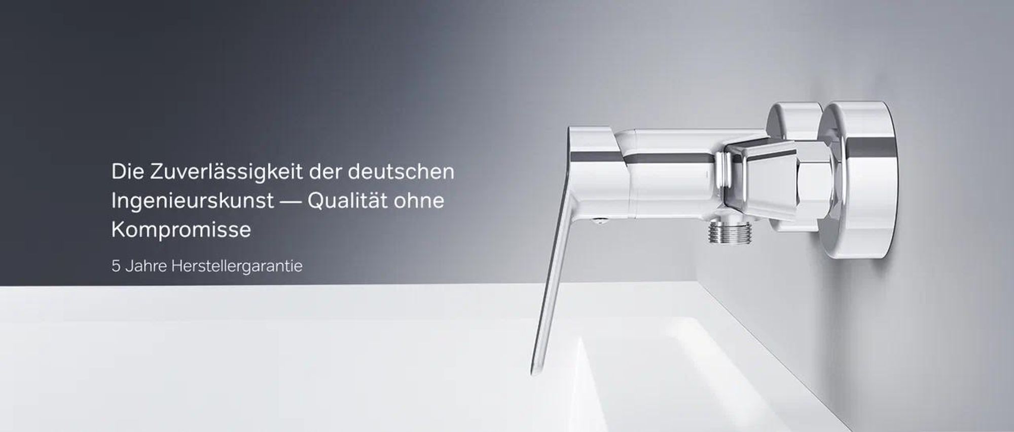 AM.PM Duscharmatur Einhebel Brausebatterie Chrom Armatur Mischbatterie Brausearmatur Brausebatterie Wasserhahn Bad Mischbatterie Dusche