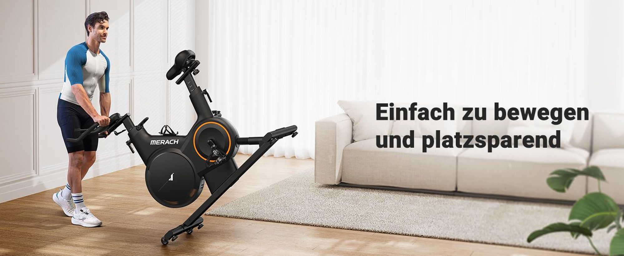 Heimtrainer Fahrrad, magnetisches Fitnessbike mit APP für Zuhause, bis 158kg belastbar, ±6° Neigung, leise, komfortabel, realistisches Fahrerlebnis
