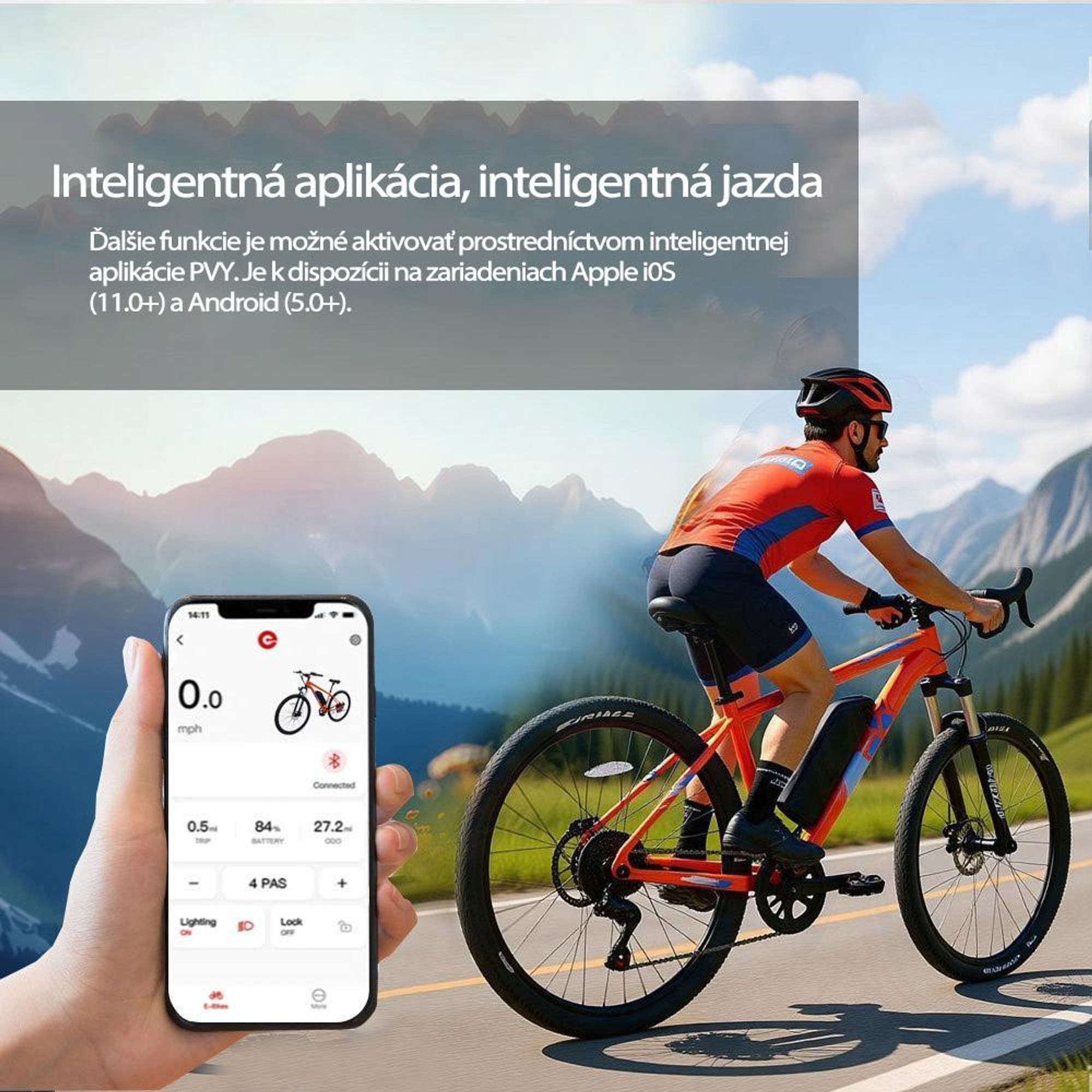 PVY M29 Elektrický Bicykel - 250W Motor 48V17.5Ah Batéria 29" kolesá Mechanická Kotúčová Brzda - Sivá