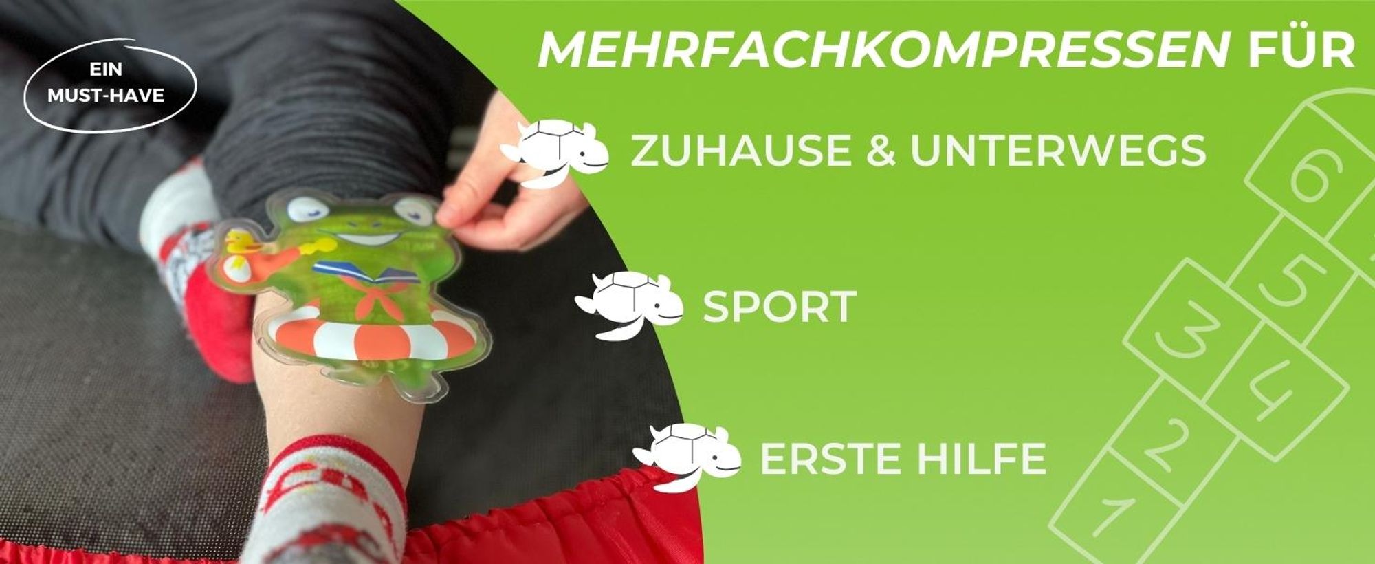 LisaCare Kältekompressen - Kalt-Warm-Kompresse Kühlpads Kinder - Kinder Kompressen - Warmkompresse/Kaltkompresse - 3er Set Kühlkompressen