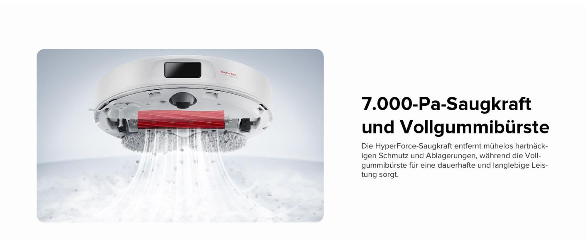 Roborock Qrevo Pro Saugroboter, 60°C-Heißwasser-Moppwäsche, FlexiArm Kantenreinigung, Hebarer Mopp, Teppichstrategie (Upgrade von Qrevo S ) Weiß
