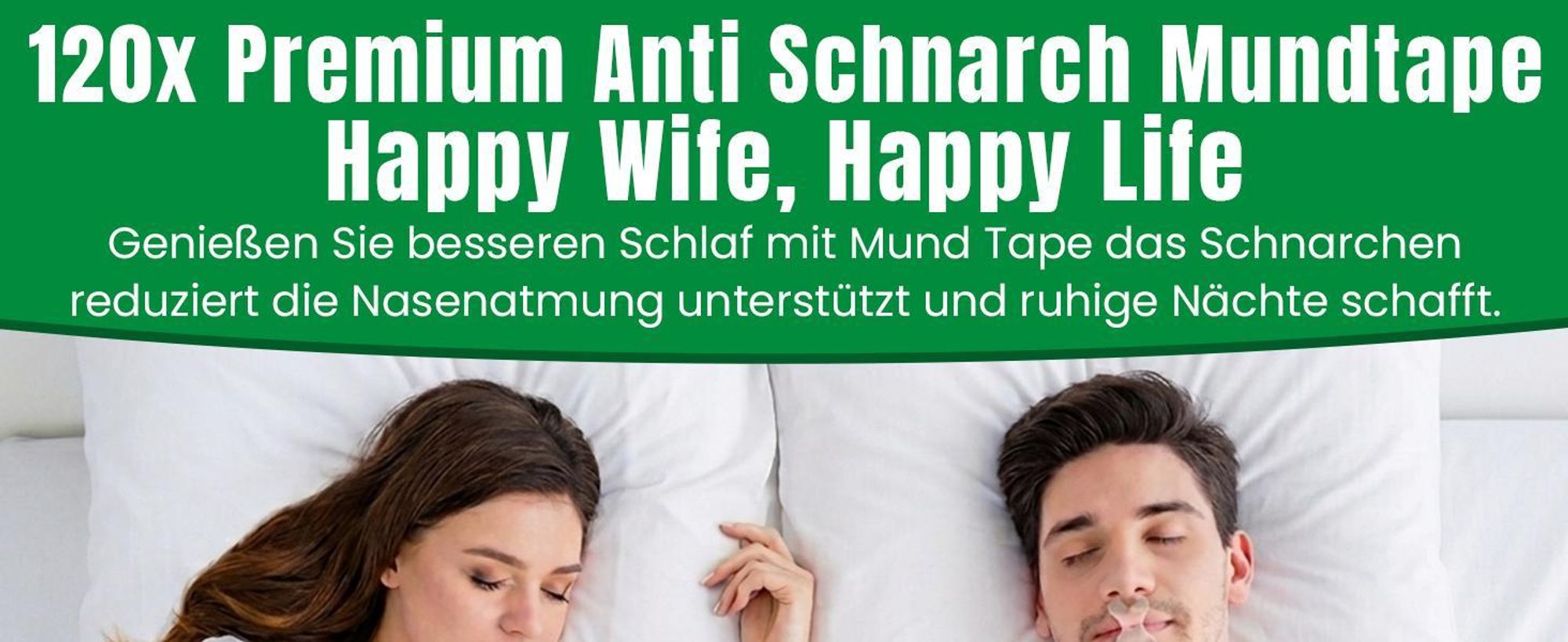 120 x Mundtape zum Schlafen, verbesserten Schlaf, Schnarchlinderung, weiches Mundband für bessere Nasenatmung, Schlafstreifen für weniger Mundatmung