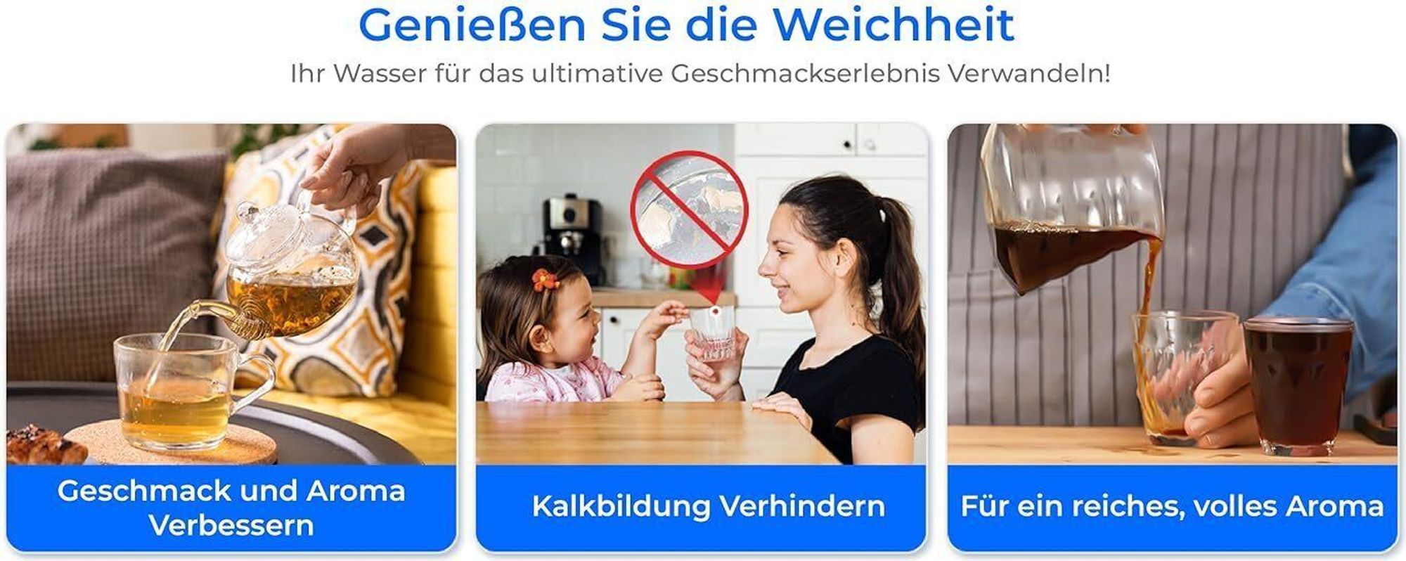 Waterdrop CoreRO Auftisch Umkehrosmose-System mit 1 zusätzlichen Ersatz-Wasserfilter(WD-C1RF), Sofortiger-heiß Wasserspender, 5 Temperaturoptionen, 6-stufige Filtration