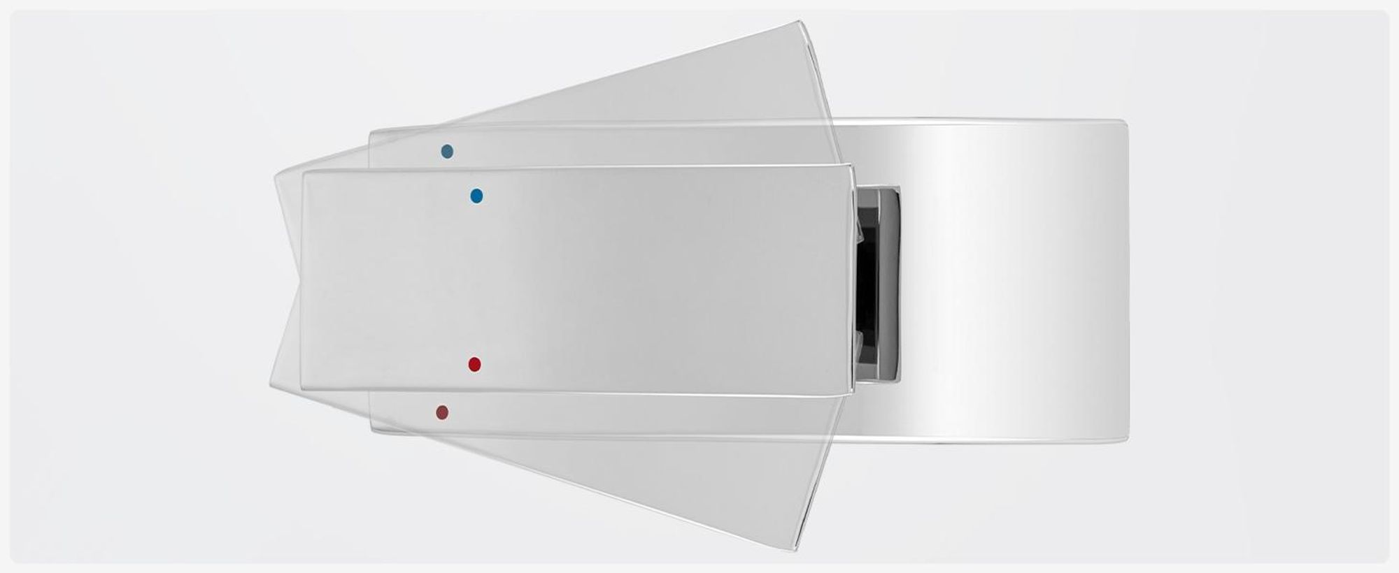 Cecipa Wasserfall Wasserhahn Bad Chrom Waschtischarmatur, Wasserfall Design Einhebelmischer Waschbeckenarmatur Rostfreier Stahl Wasserhahn kurz