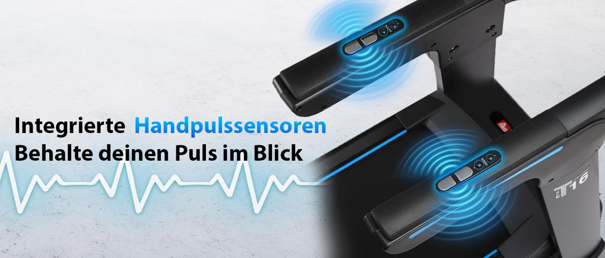Laufband klappbar AsVIVA T16 Heimtrainer mit Bluetooth bis 18 km/h 18% Steigung bis 150kg für Zuhause