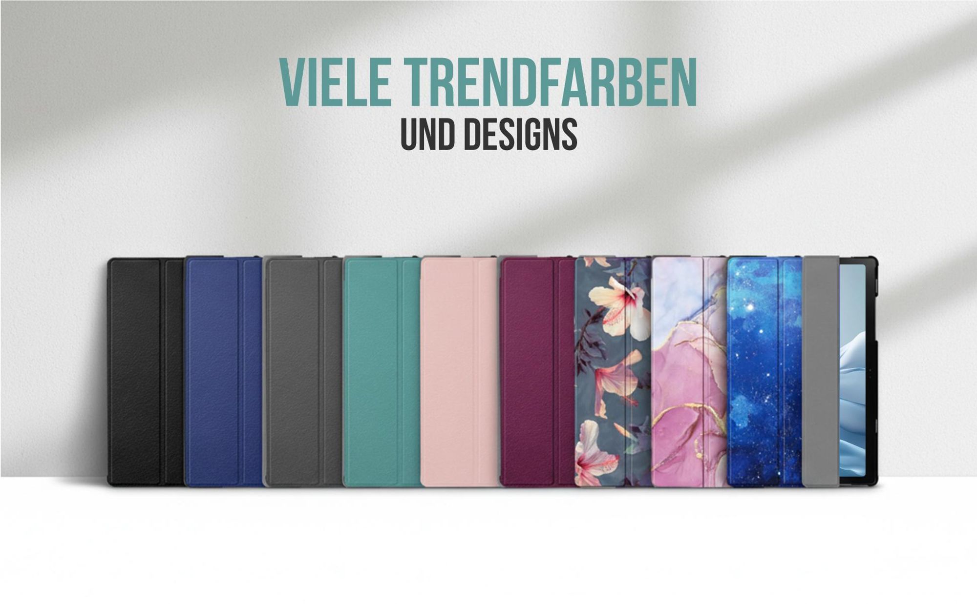 Flip-Hülle für Lenovo Tab M10 Plus 10.3 in vielen Farben und Designs