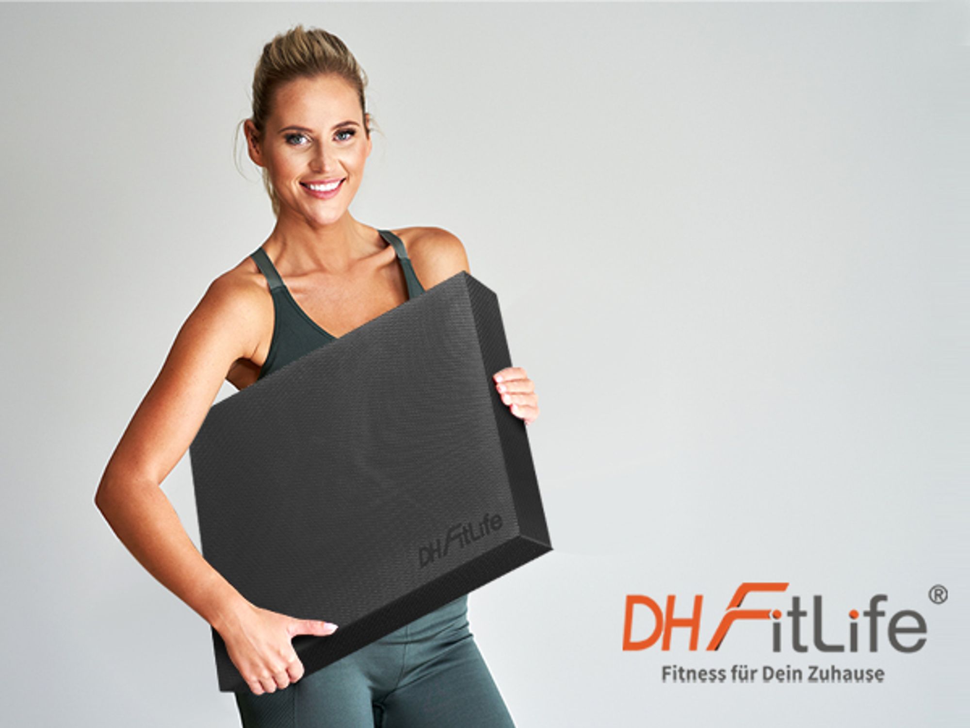 DH FitLife Premium Balance Pad, Balancekissen – Ideal für Gleichgewichtstraining | Yoga, Pilates & Core-Training | Physiotherapie & Fitness-Kissen