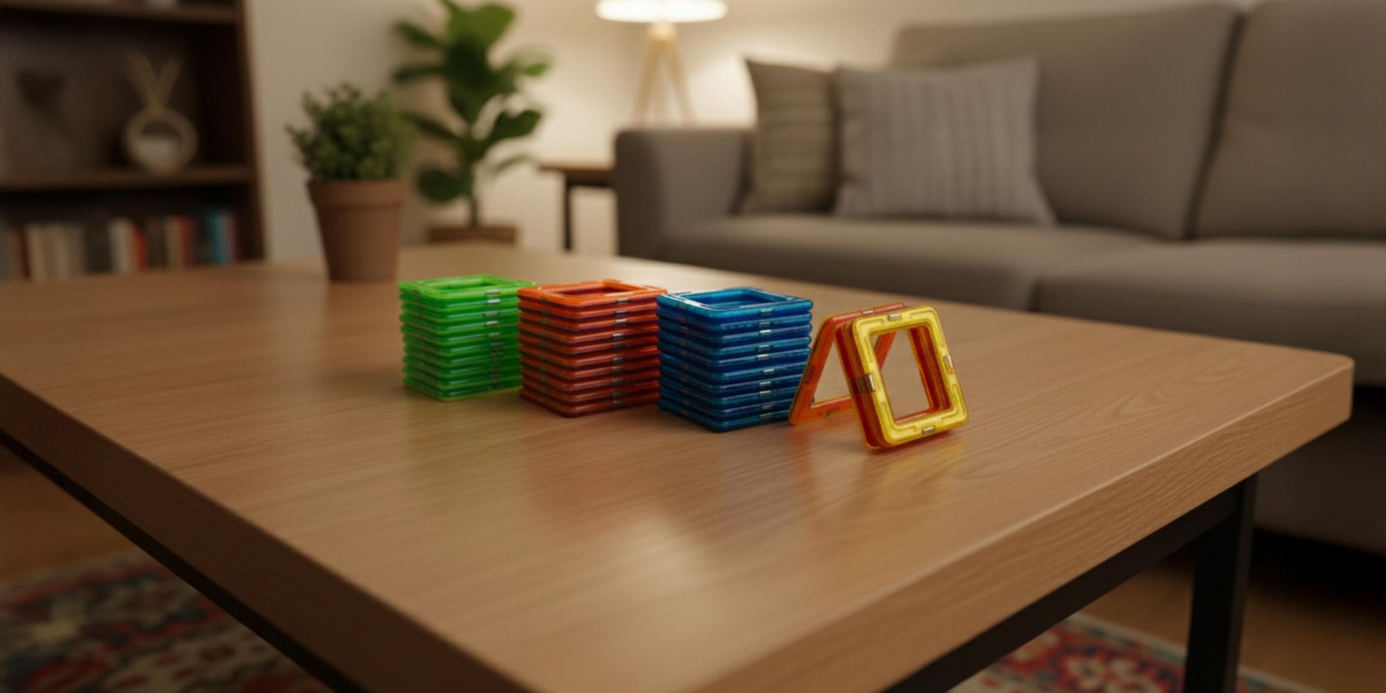 MAGNETICKÉ KONSTRUKČNÍ A VZDĚLÁVACÍ KOSTKY 3D PUZZLE VELKÁ SADA 128 KS