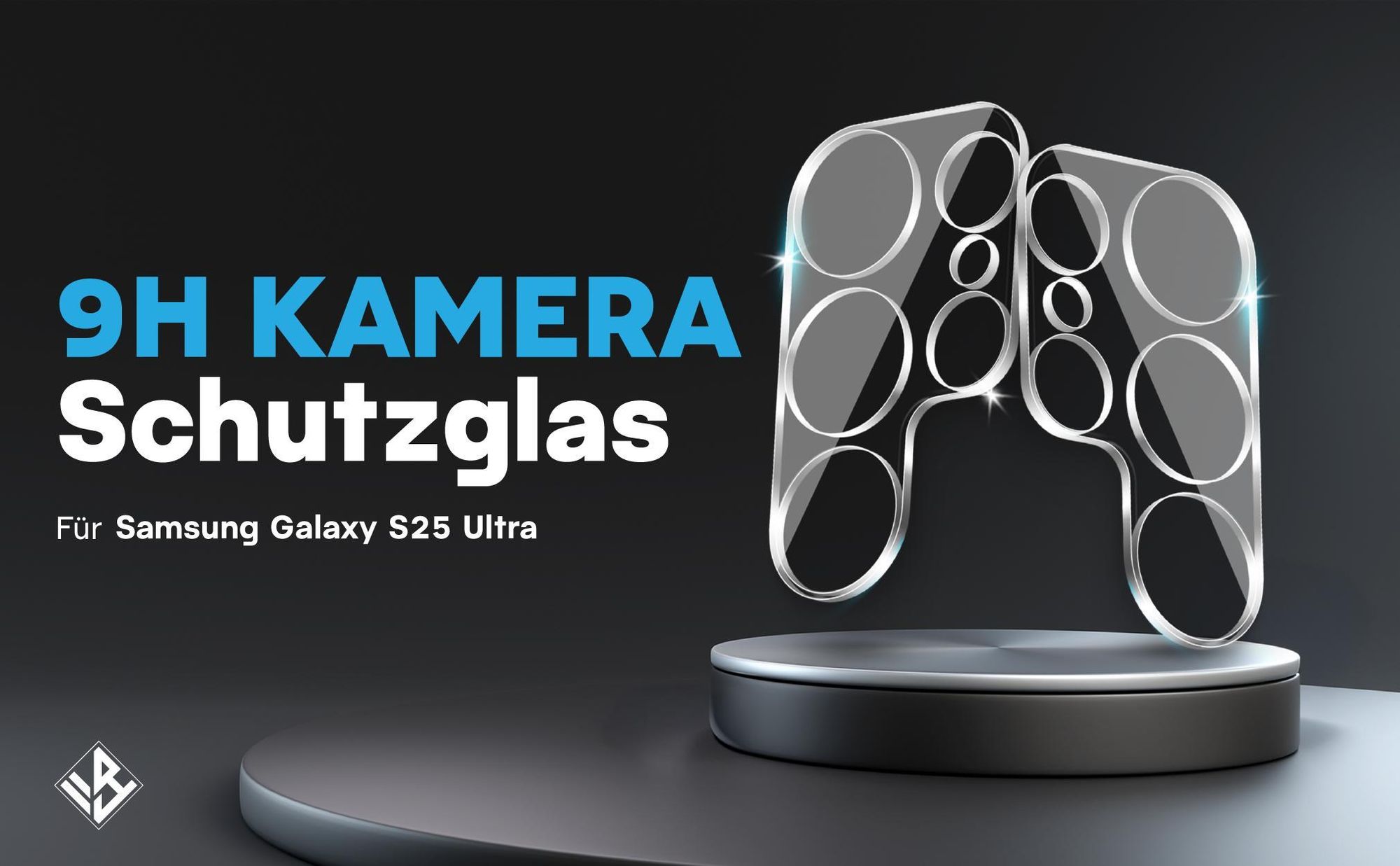 2er Set Kameraschutzglas für Samsung Galaxy S25 Ultra in 9H Härte