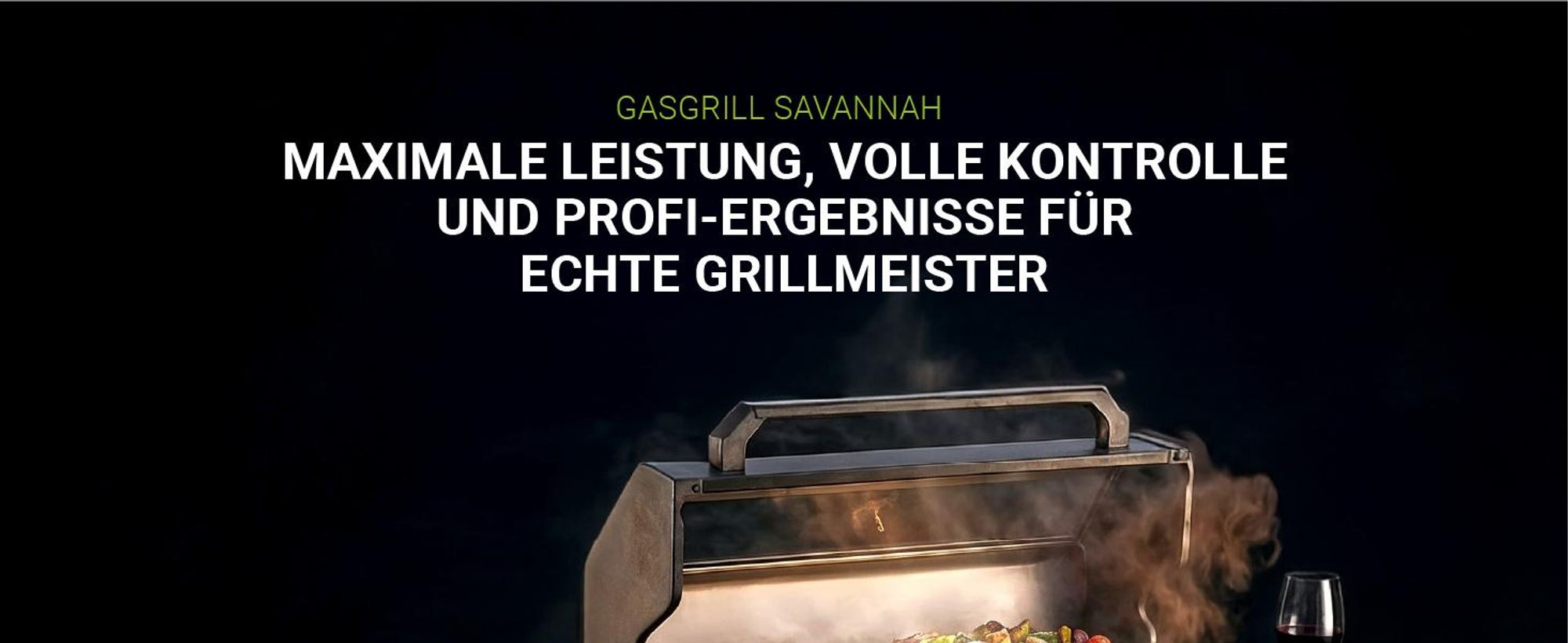 Juskys BBQ Gasgrill Savannah - 4 Brenner & 1 Seitenbrenner - Stahl Grill mit Gusseisen Rost