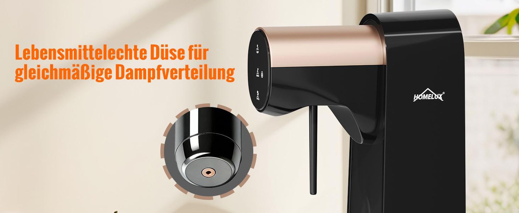 Wassersprudler, Elektrischer Sprudelwasser Maschine mit 1 PET-Flasche, Soda Maker, Wasser Sprudel GeräT, Water Carbonator, Touchscreen,3-stufig