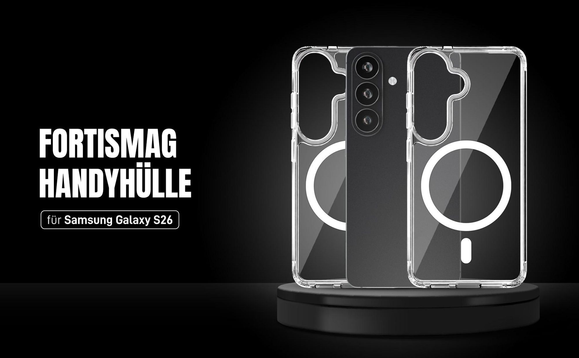 Transparente Handyhülle für Samsung Galaxy S26 aus hochwertigen Materialien