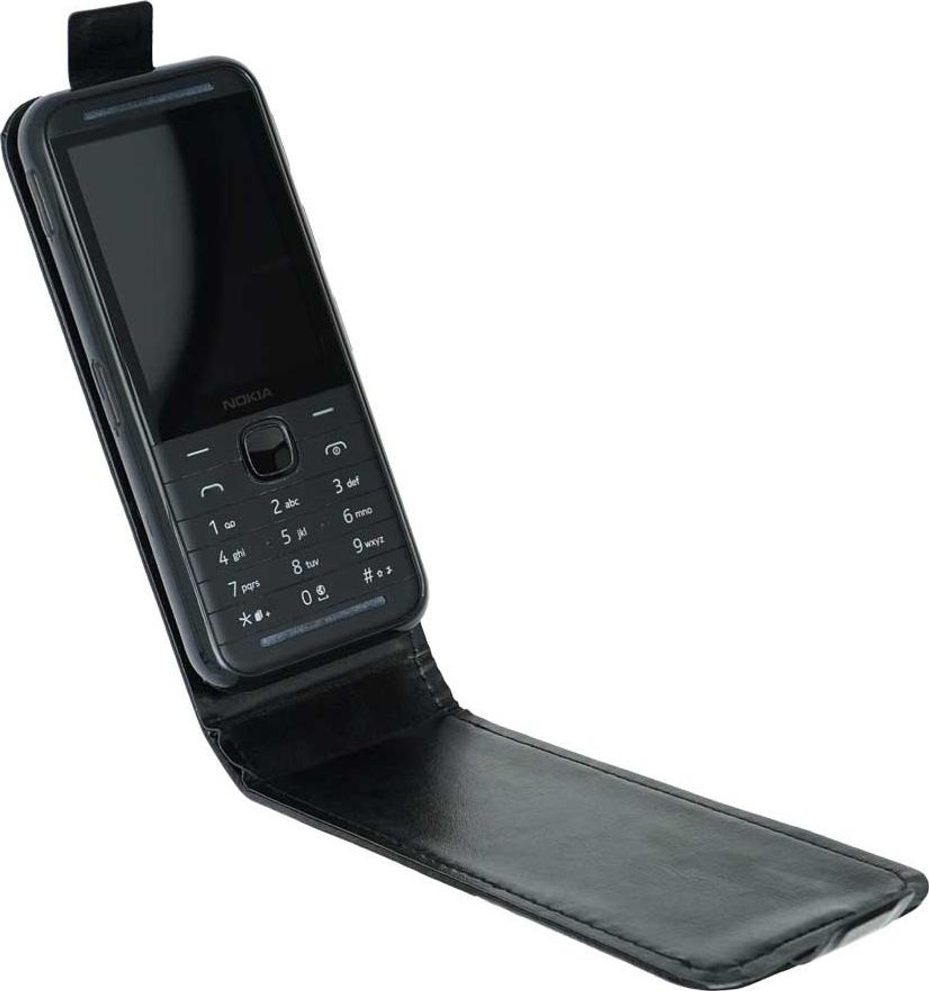 caseroxx Schutz Tasche Hülle Flip Cover kompatibel mit Nokia 5310 (2024), Smartphone Tasche Flip Cover in schwarz Bild 5