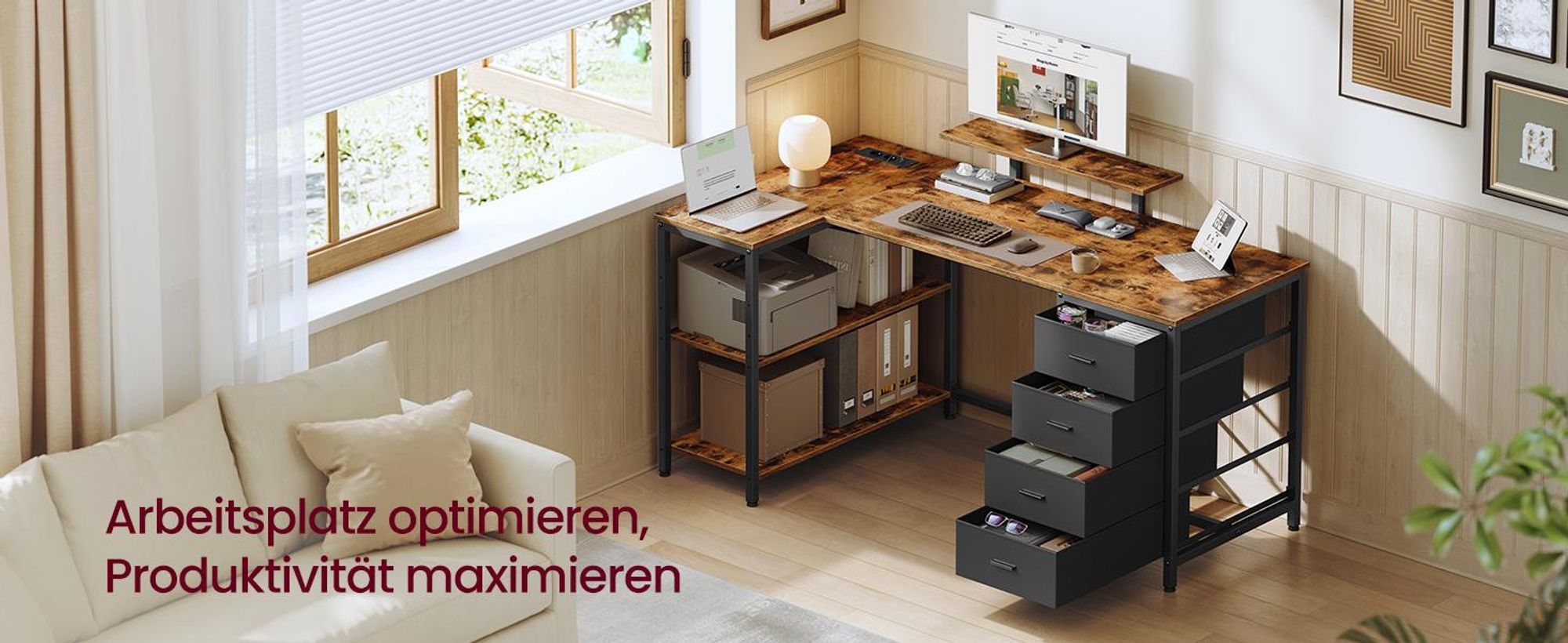 Arbeitsplatz optimieren, Produktivität maximieren