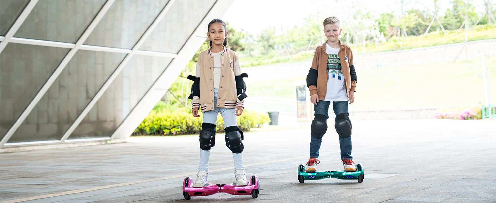 MEGA MOTION Hoverboard,Elektro Scooter 6,5 LED E-Balance Scooter mit Motorbeleuchtung und Bluetooth