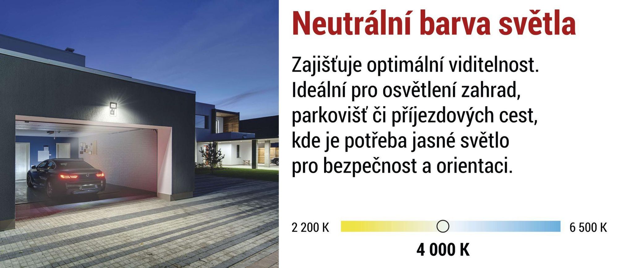 EMOS LED reflektor SIMPO s pohybovým čidlem, 10 W, černý, neutrální bílá, ZS2313