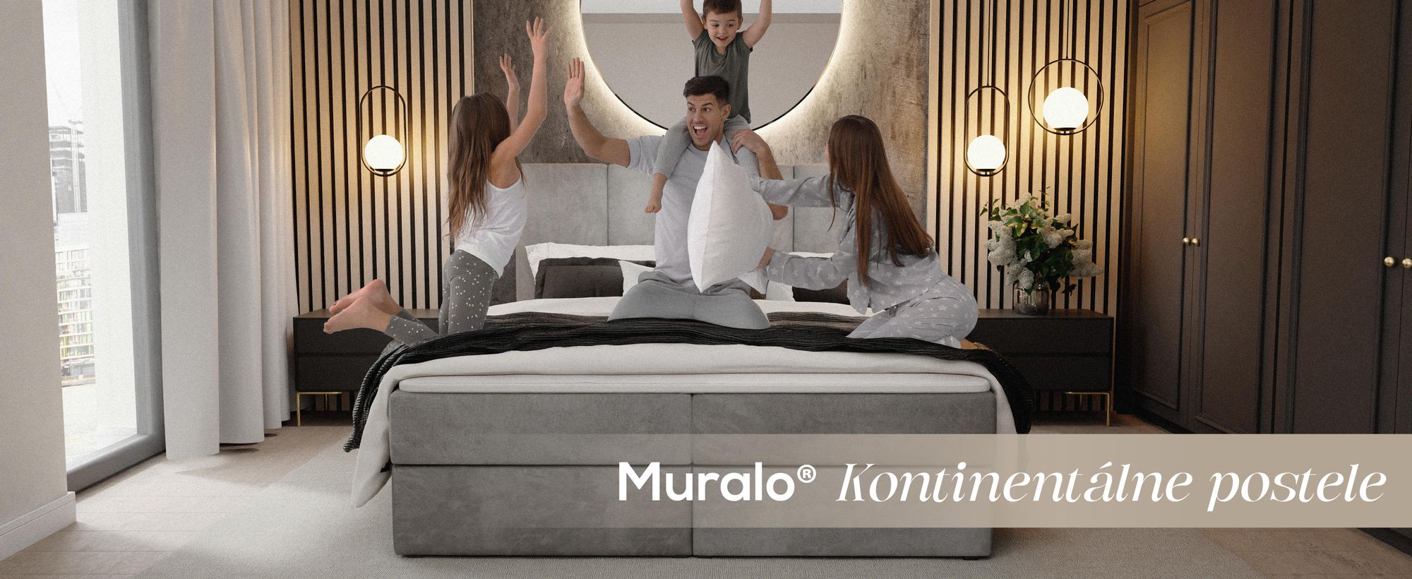Muralo Country Bed 160X200 Upholicated Duoble Bed With Cover Material