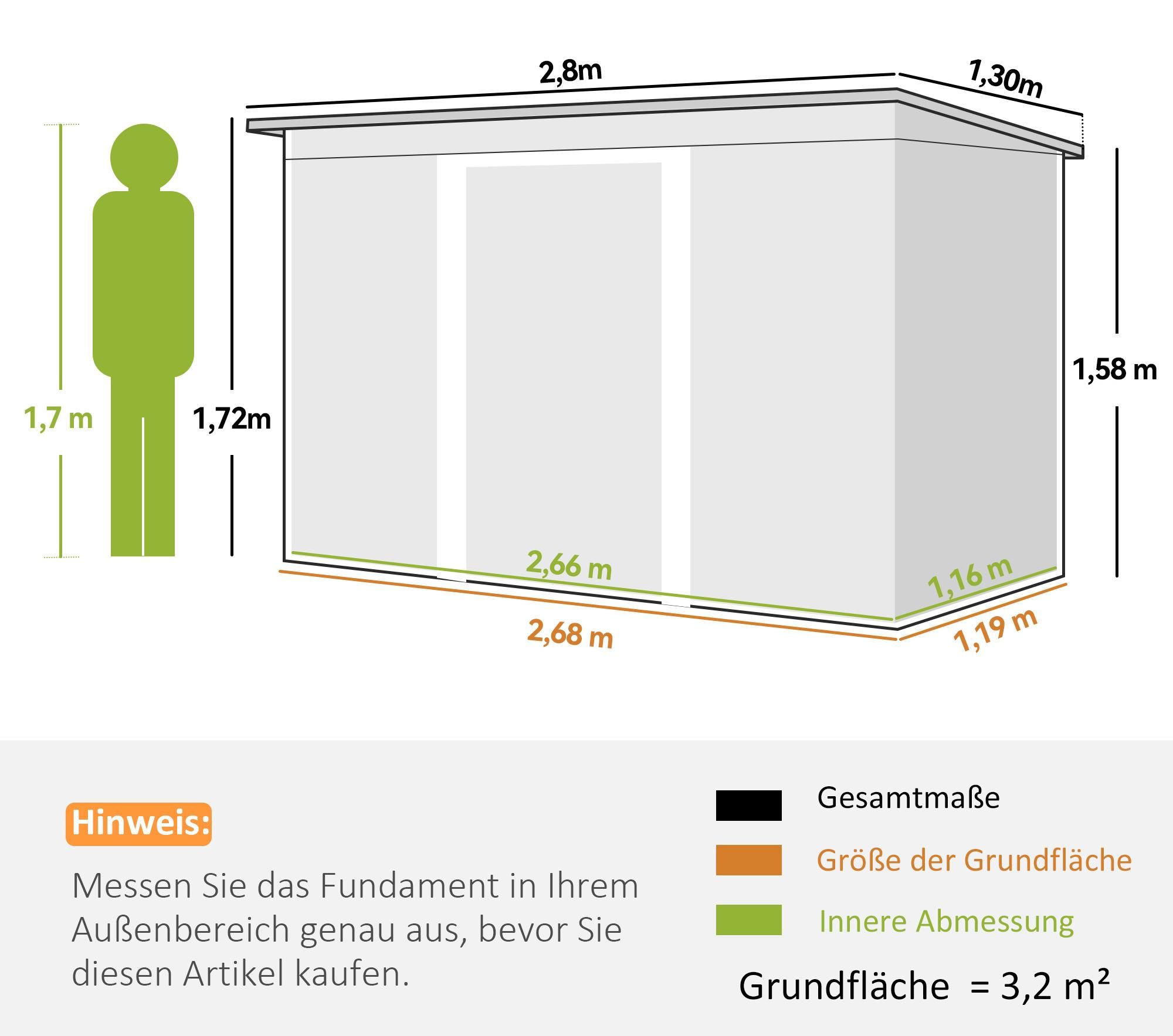 Metall Schiebetür Schuppen