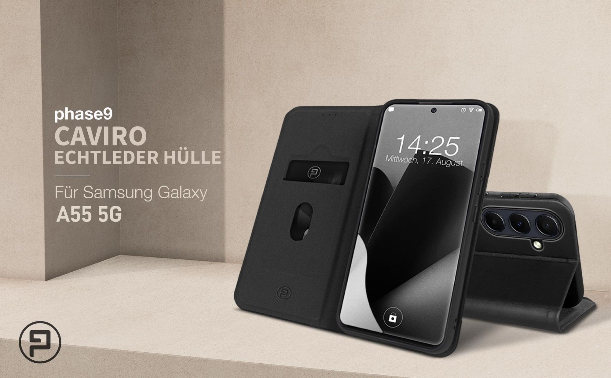 Echtleder Handyhülle für das Samsung Galaxy A55 5G