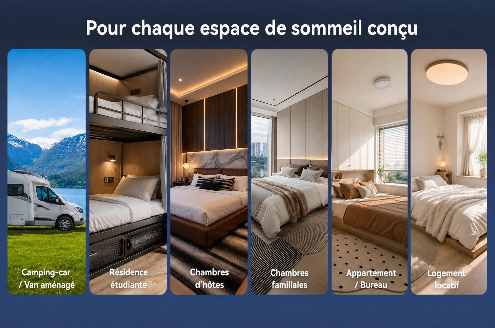 Matelas 90x200, 26 cm, avec surmatelas intégré, matelas à ressorts ensachés 7 zones, fermeté H3/H4