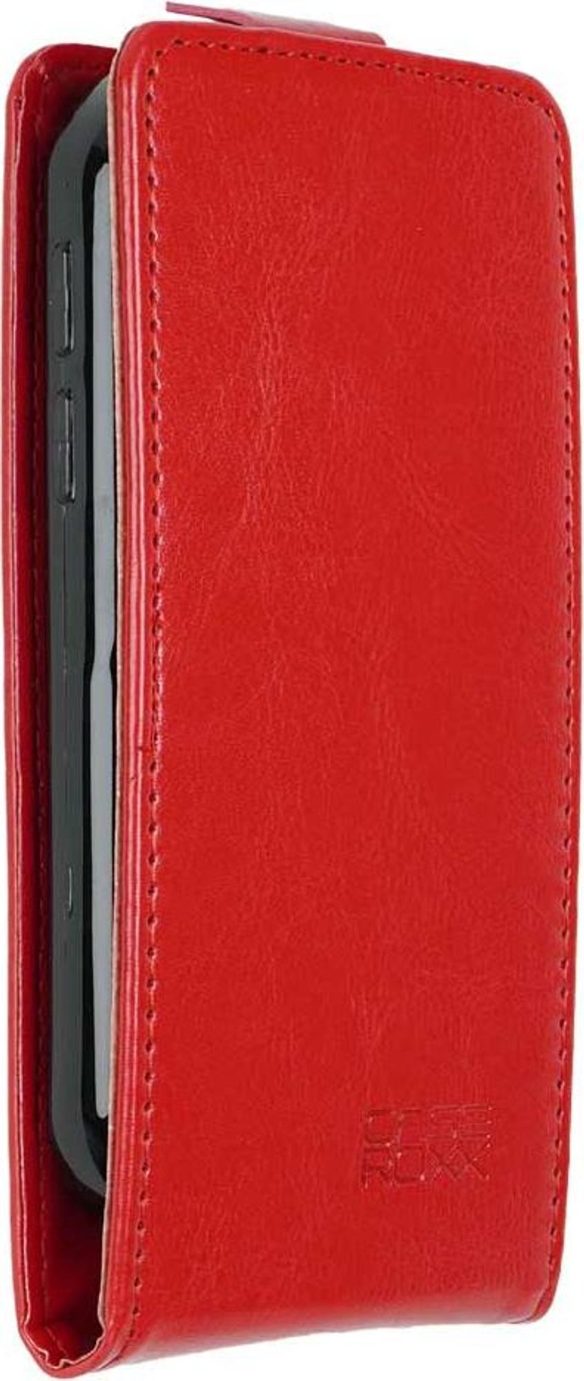 caseroxx Schutz Tasche Hülle Flip Cover kompatibel mit Doro Leva L10 / L11 / E10 / X10, Smartphone Tasche Flip Cover in rot Bild 2