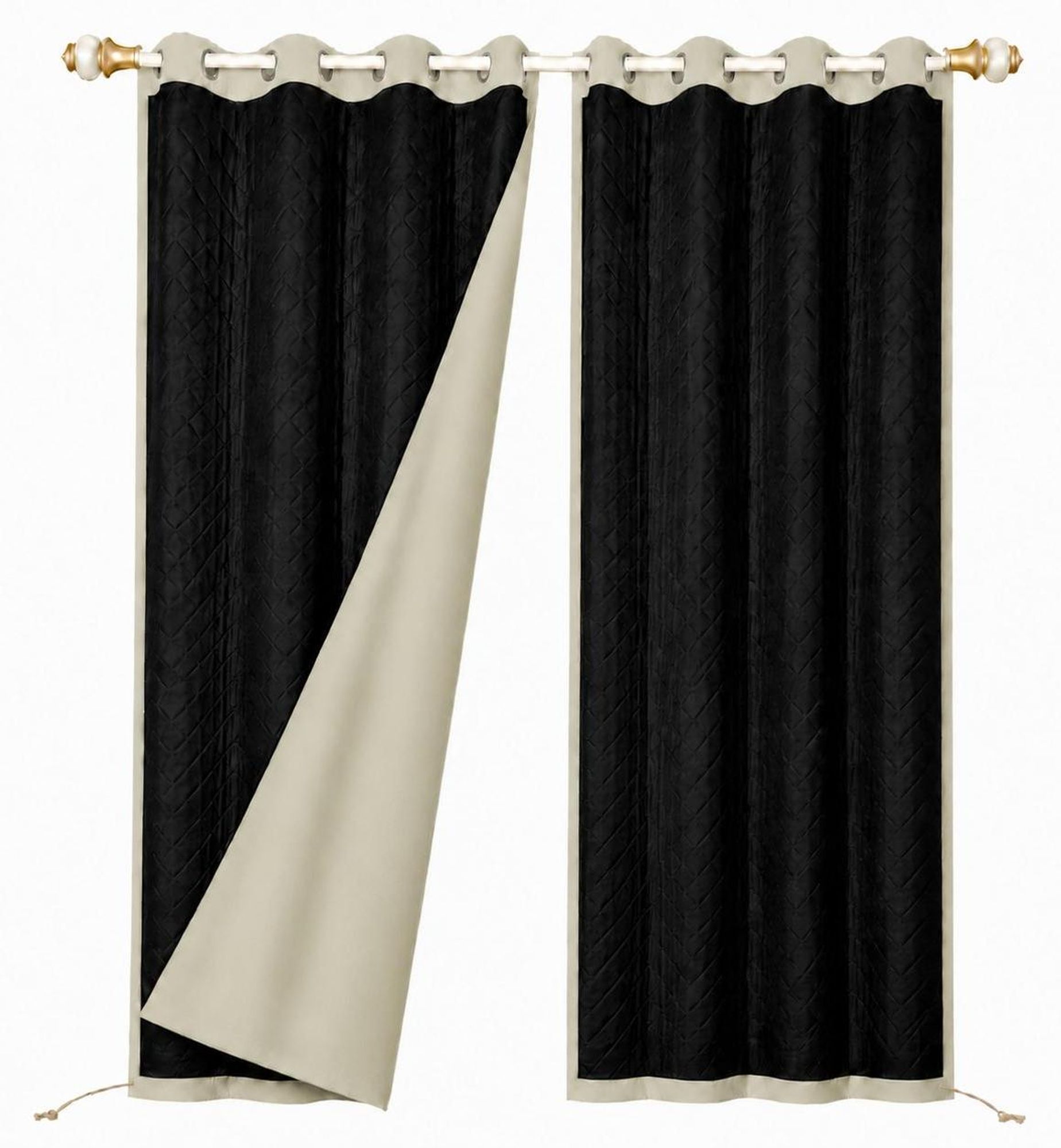 1x Outdoor Thermovorhang gegen Kälte und Hitze – Türvorhang, wasserdicht, Verdunkelungsvorhang mit Ösen für Garten Terrasse, Fenstervorhang, 132x274cm