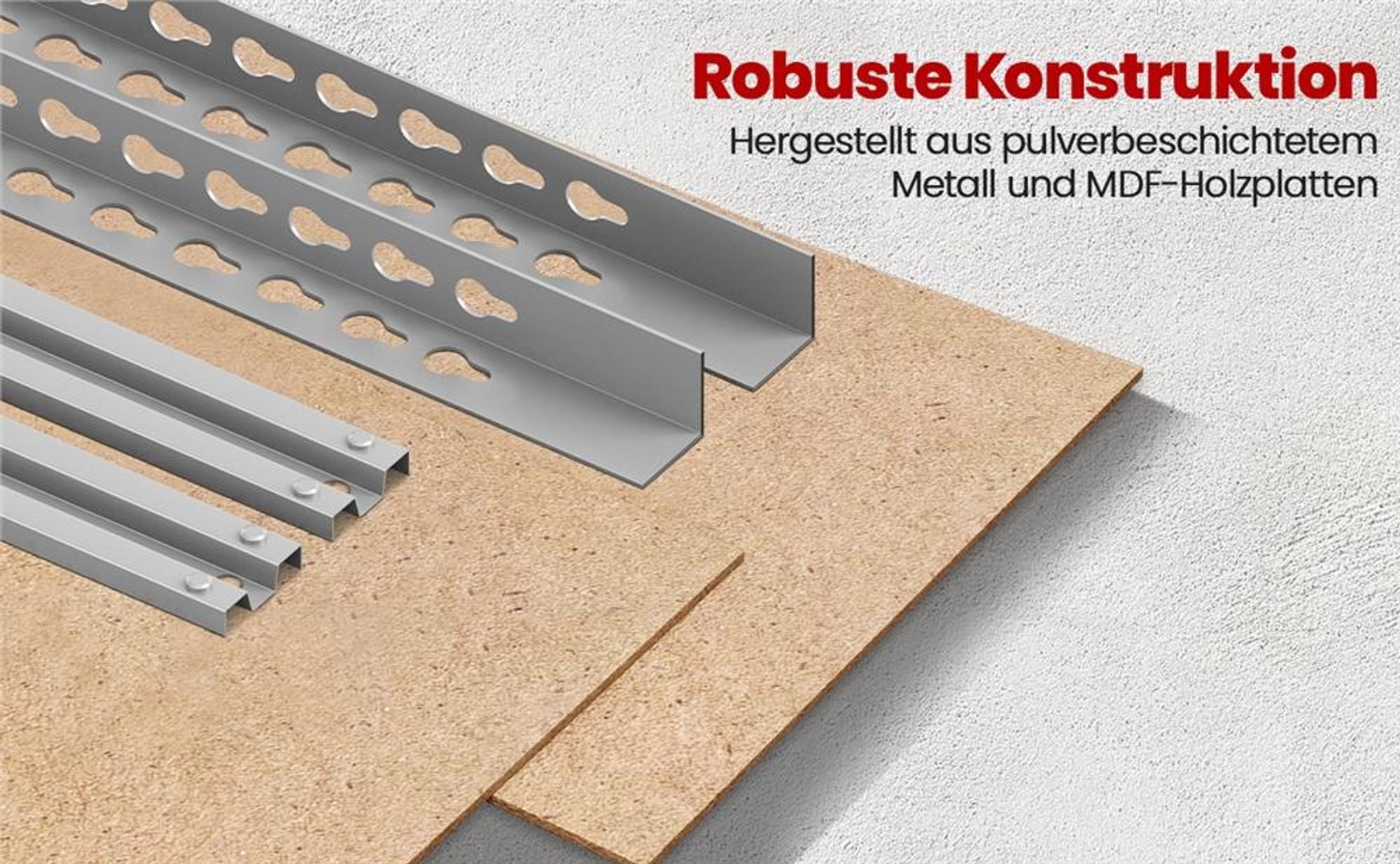 Yaheetech Schwerlastregal 150x70x30cm, max. 560 kg, 5 höhenverstellbare MDF-Böden, Lagerregal, Hellgrau