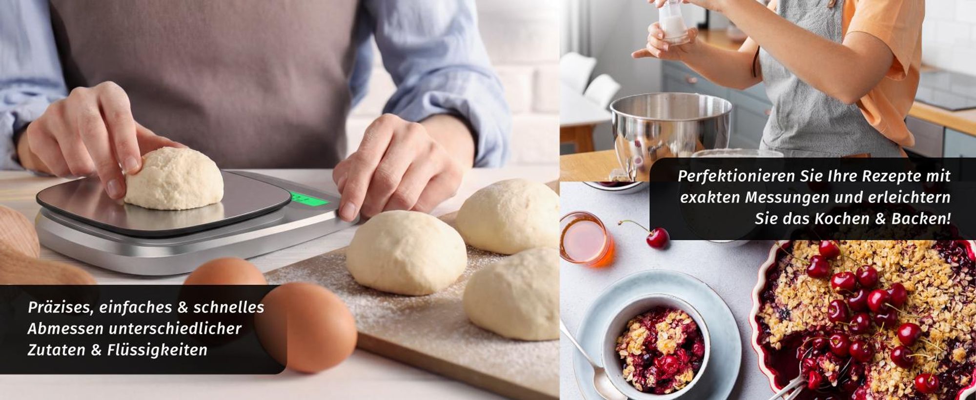 Arendo Küchenwaage digital, Edelstahl, bis 5000 g, 1g Auflösung, Digitalwaage, Tara, Hold, Überlastanzeige, automatische Abschaltung, Antirutschfüße, GS, präzise