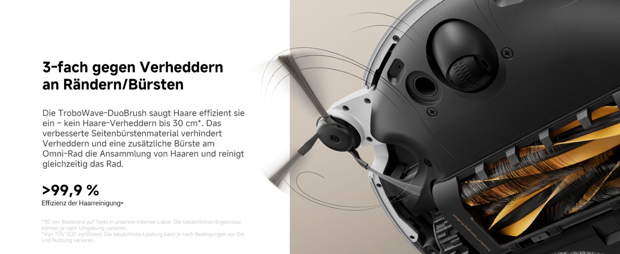 MOVA V50 Ultra Complete Saugroboter mit Wischfunktion, Einer Saugkraft von 24000Pa,anhebbare Navigation,Warmwasser-Wischen mit DuoSolution-System,Weiß
