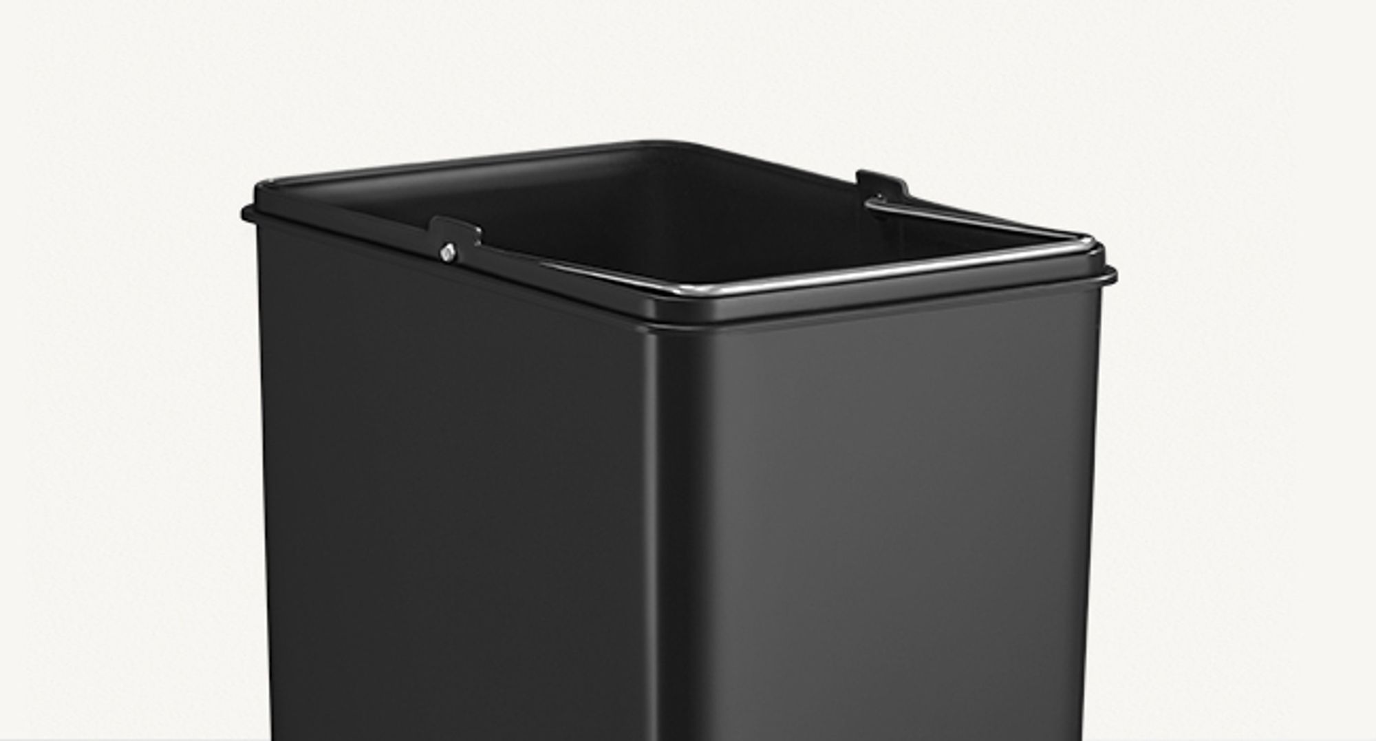 Mülleimer Küche, 3 x 18 L, Mülltrennsystem 3 Fächer, Abfalleimer
