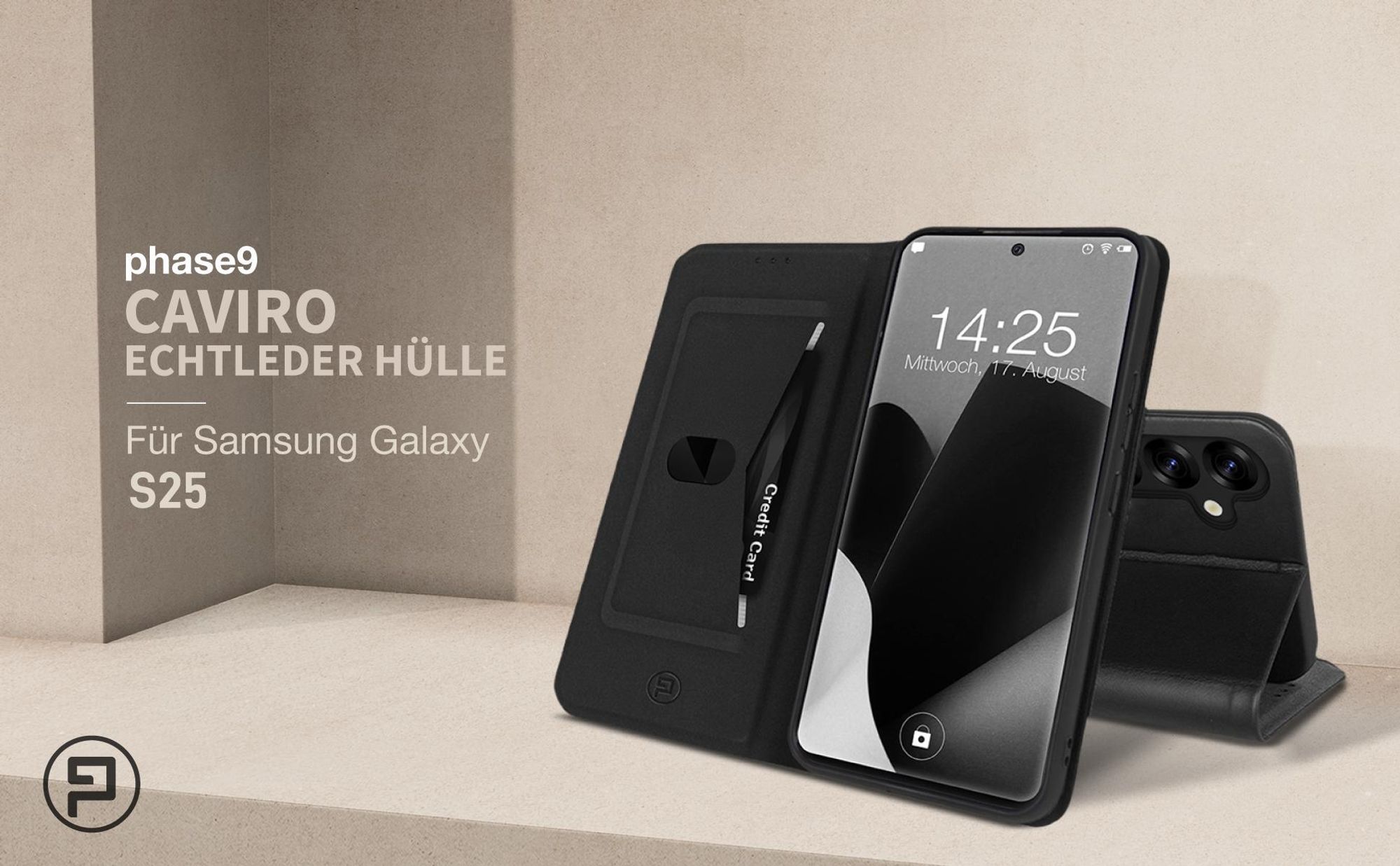 Echtleder Handyhülle für das Samsung Galaxy S25