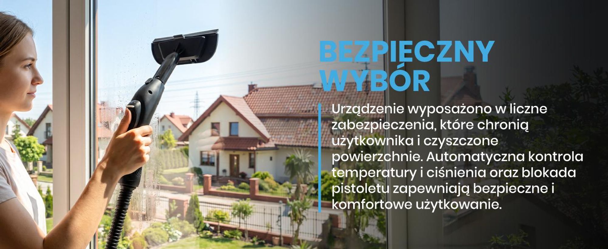 Myjka parowa czyścik parownica MalTec HDS6000W-PRO z akcesoriami, sterylizacja parowa, do okien, dywanów, podróg, 2000W
