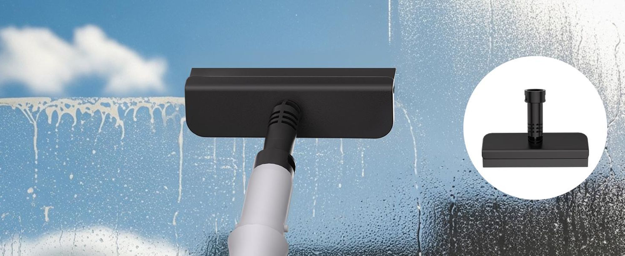 13-in-1 Dampfbesen & Dampfreiniger, 20s Aufheizung, 3 Stufen, 1500W Multifunktions Dampfmopp mit 500ml Tank & 7m Kabel für Böden Teppiche Fenster Glas
