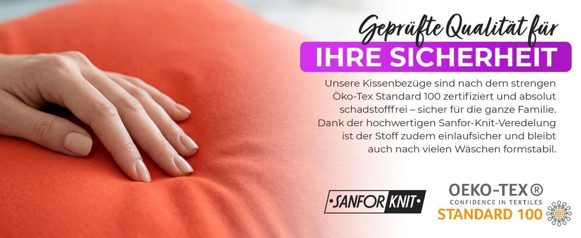 AR Line 2er Pack Jersey Kissenbezüge 40x40 Baumwolle – weich, atmungsaktiv, Kissenhüllen mit Reißverschluss, in Farbe: Hellblau