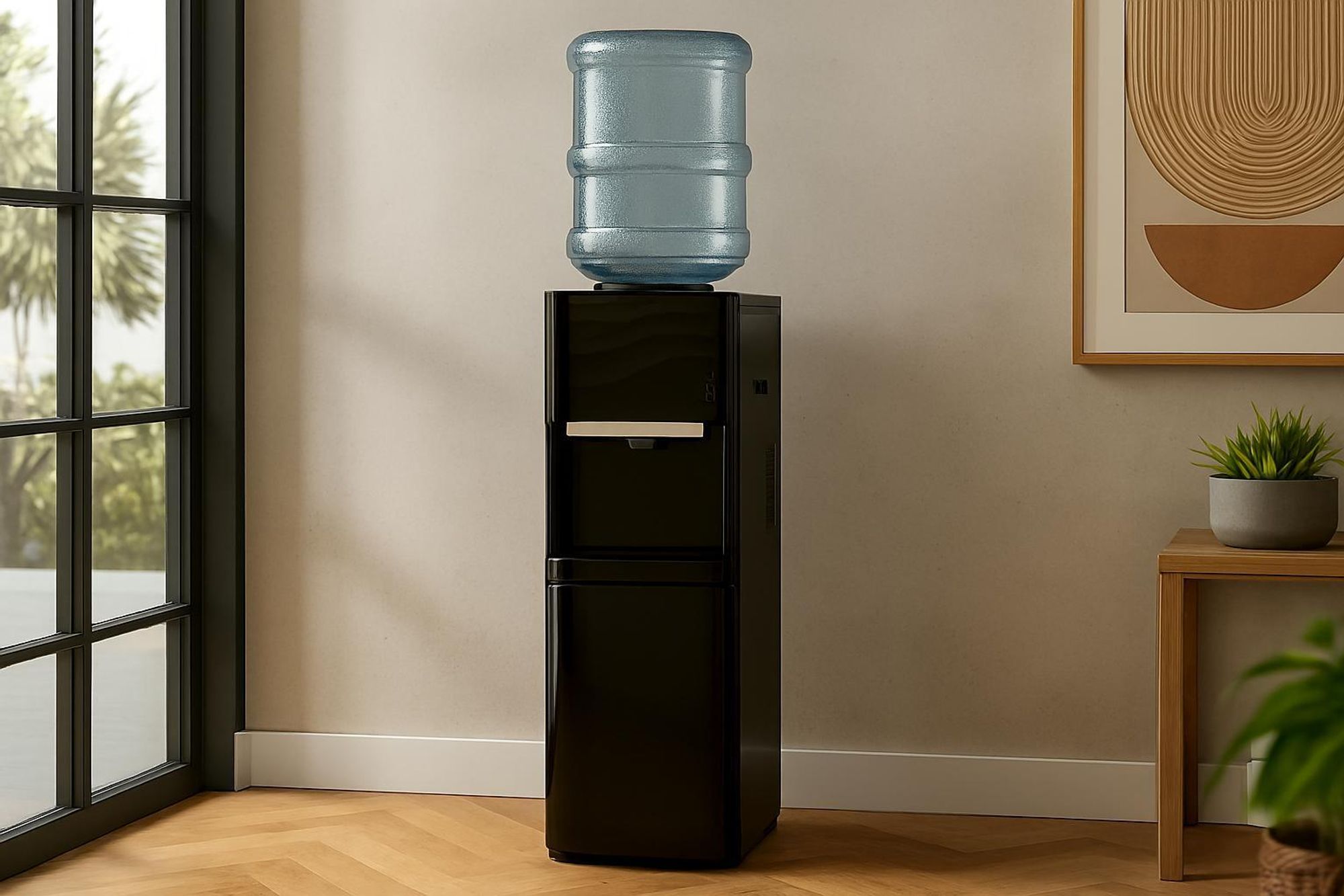 Wasserspender - Kalt-/Heißwasser - 11/18 l - schwarz - FORTEX