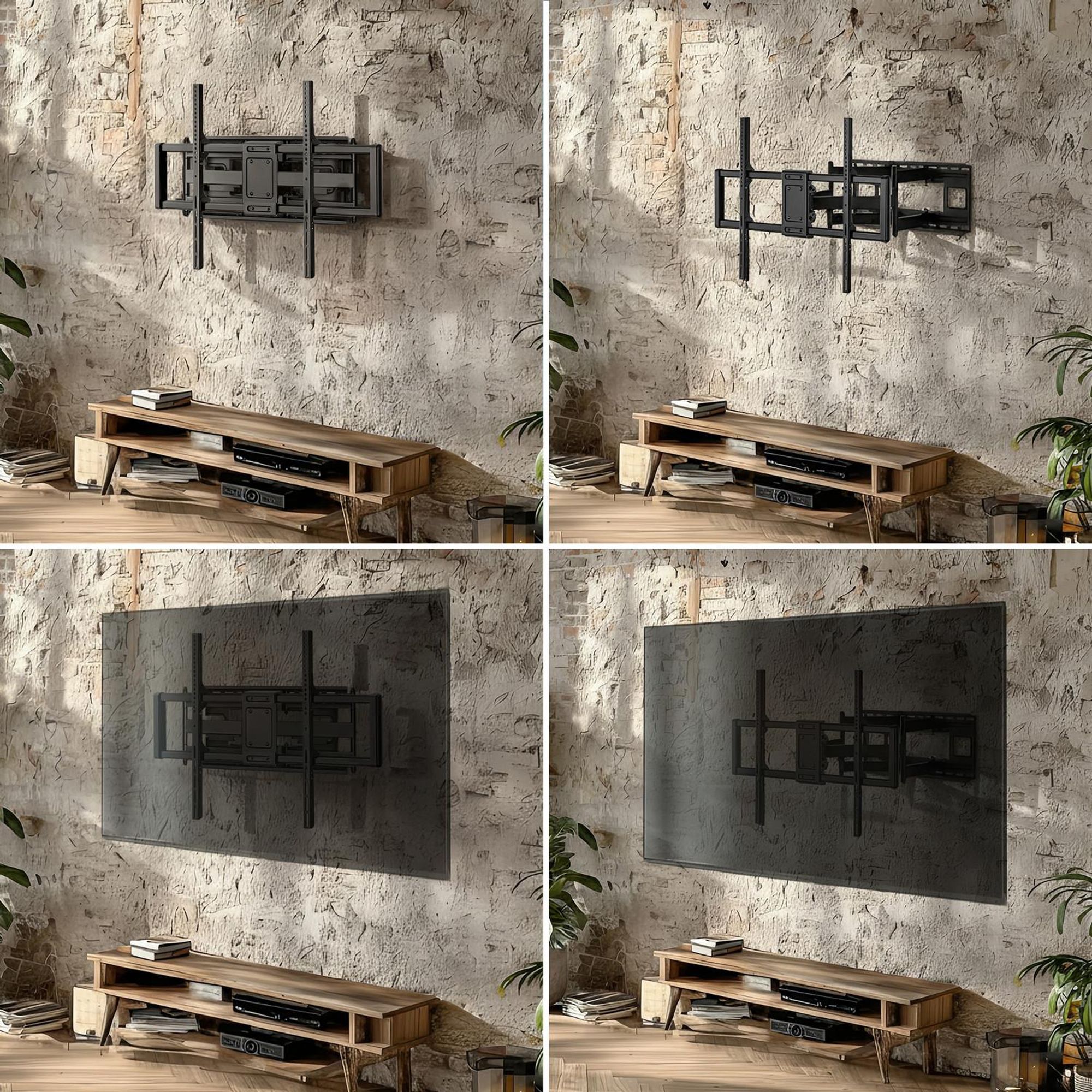 Pivoting TV handle up to 120" Maclean MC-482
