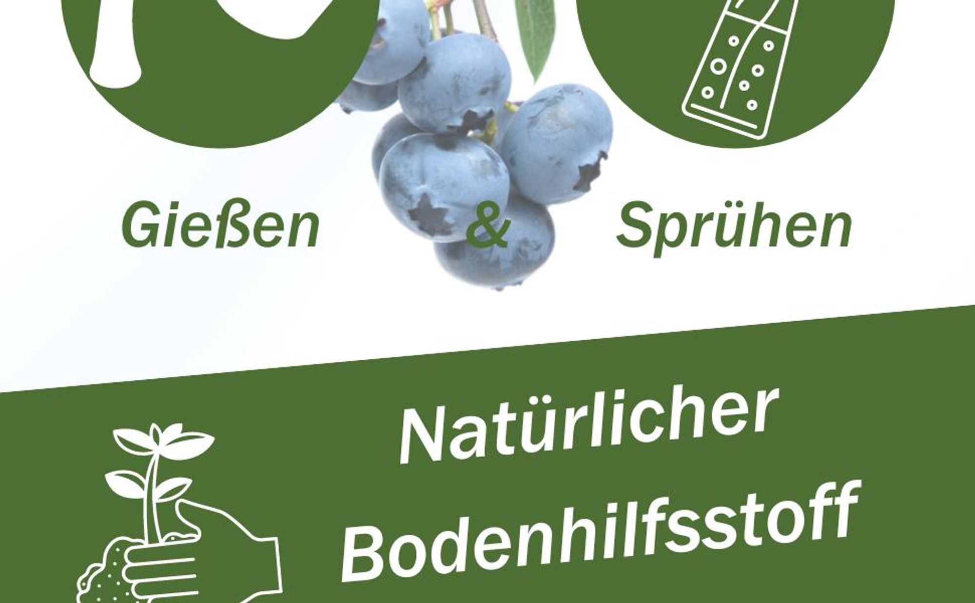GreenPanda Heidelbeer- & Blaubeerdünger - Verbessert Ernte & Geschmack! - 1 Liter Beerendünger