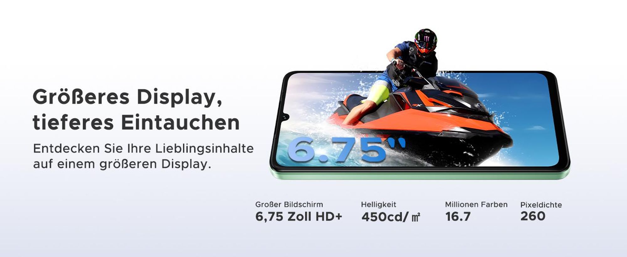 DOOGEE Note59 Pro Smartphone Handy, Android 16, 6,75" 120Hz, 6250mAh Akku, 32GB+256GB, 5G, 16MP, NFC, Fingerabdruck, ohne Vertrag