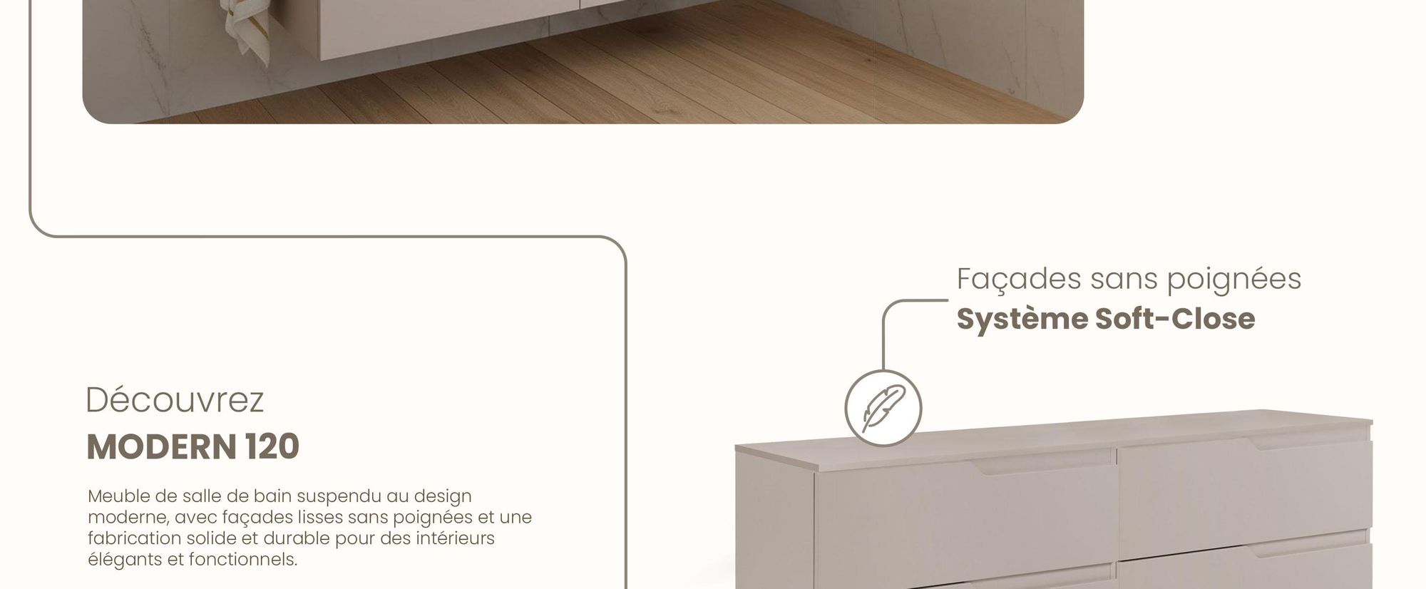 RODAN, meuble de salle de bain, armoire moderne, meuble sous vasque, meuble sous lavabo