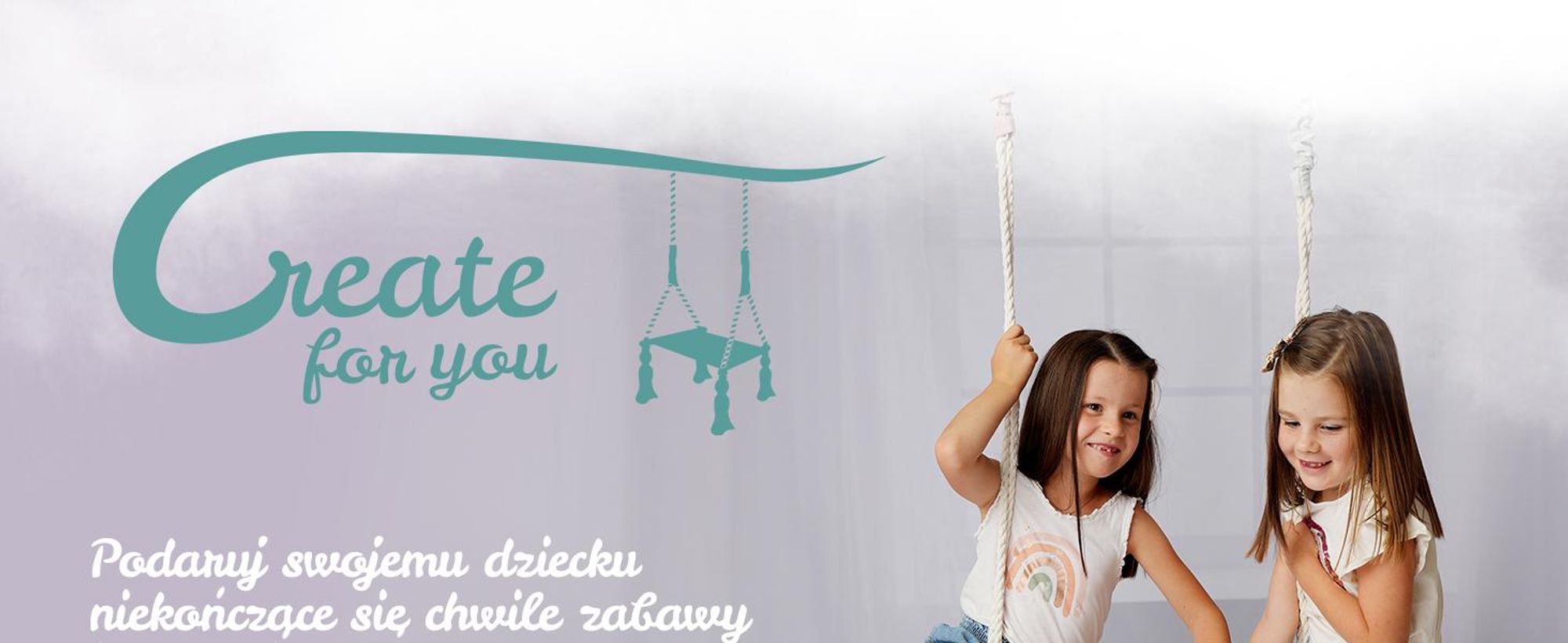 Create for you® - Huśtawka Ring dla Dzieci Domowa, z Liną Bawełnianą, Bujak Okrągły Dziecięcy Indoor, Miękkie Siedzisko, Średnica 36 cm - Beż