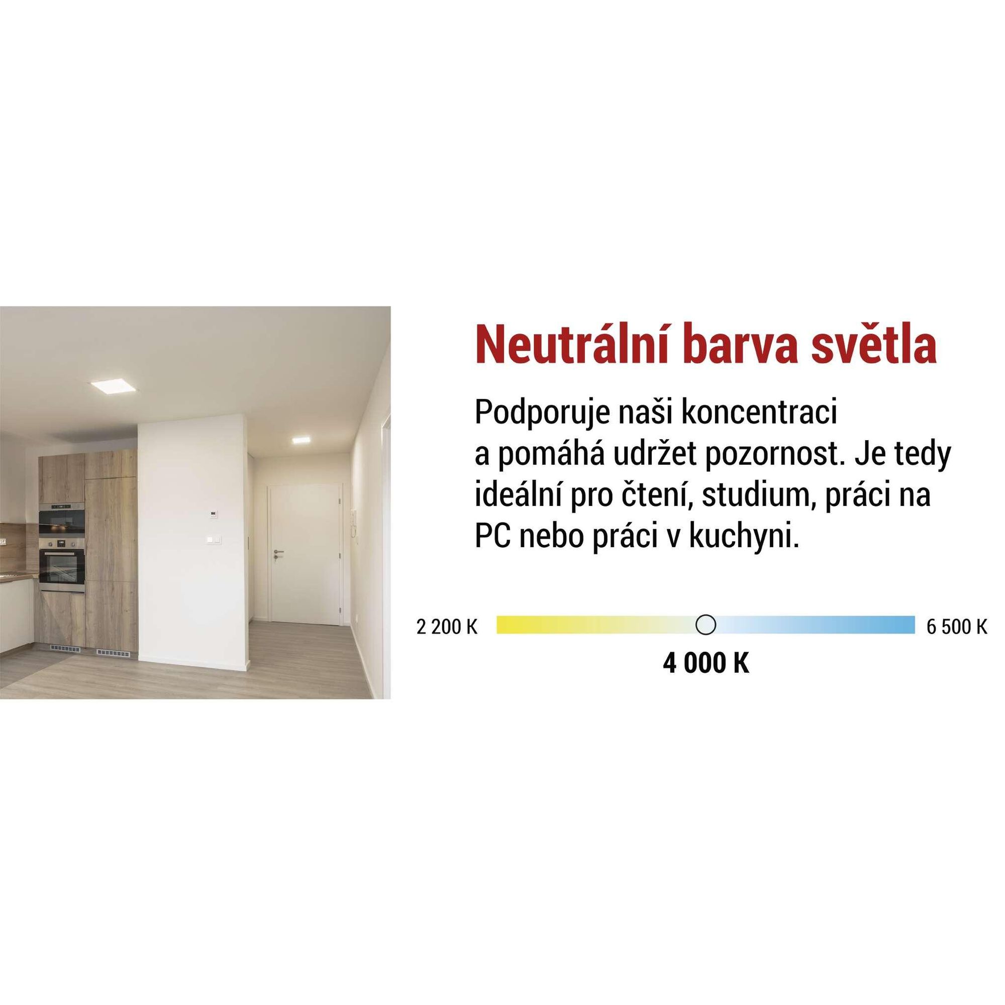 EMOS LED nástěnné/stropní svítidlo FLORI, čtvercové, neutrální bílá 4000 K, 2200 lm, 22 W (místo 150 W žárovky), 42x42 cm, bílé, ZM1403