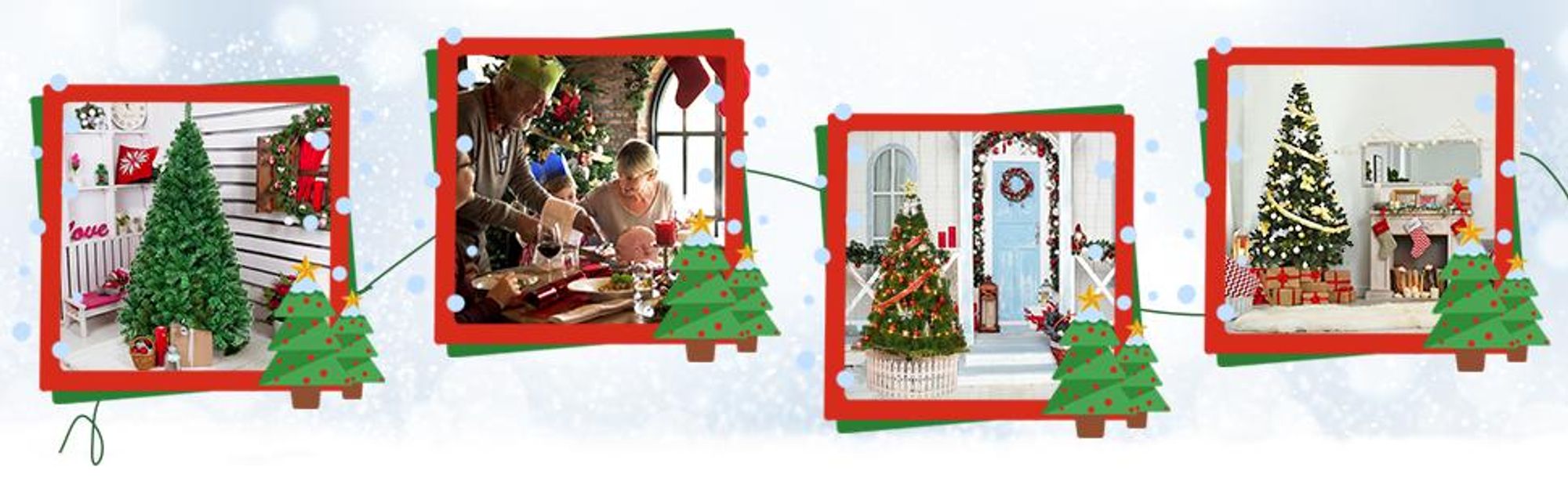 COSTWAY 180cm Künstlicher Weihnachtsbaum, Tannenbaum mit 650 Spitzen PVC Nadeln Metallständer&Klappsystem, Christbaum, Kunstbaum Weihnachten, Grün